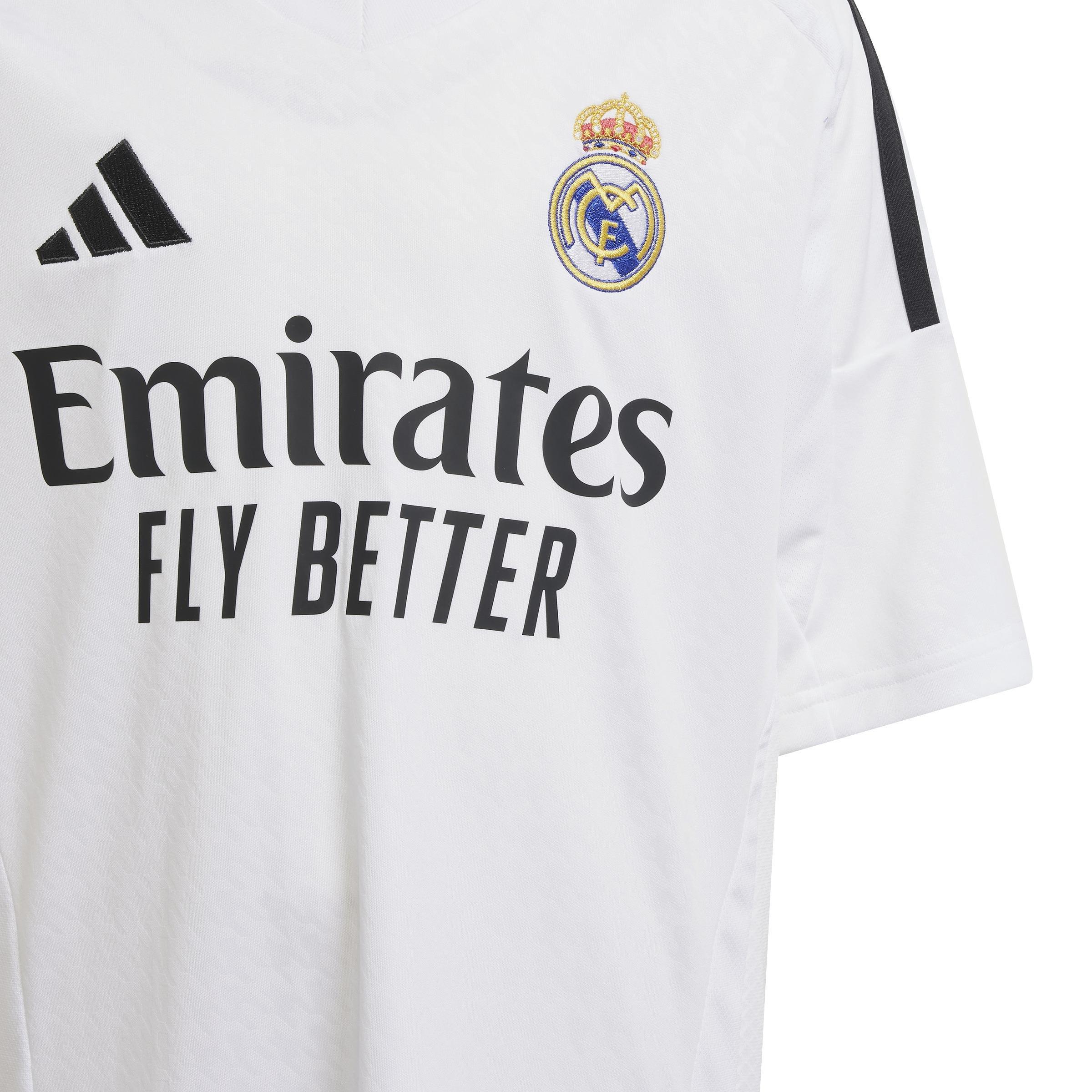 Kids Unisex Real Madrid 24/25 Home Youth Kit, White, A901_ONE, large image number 6