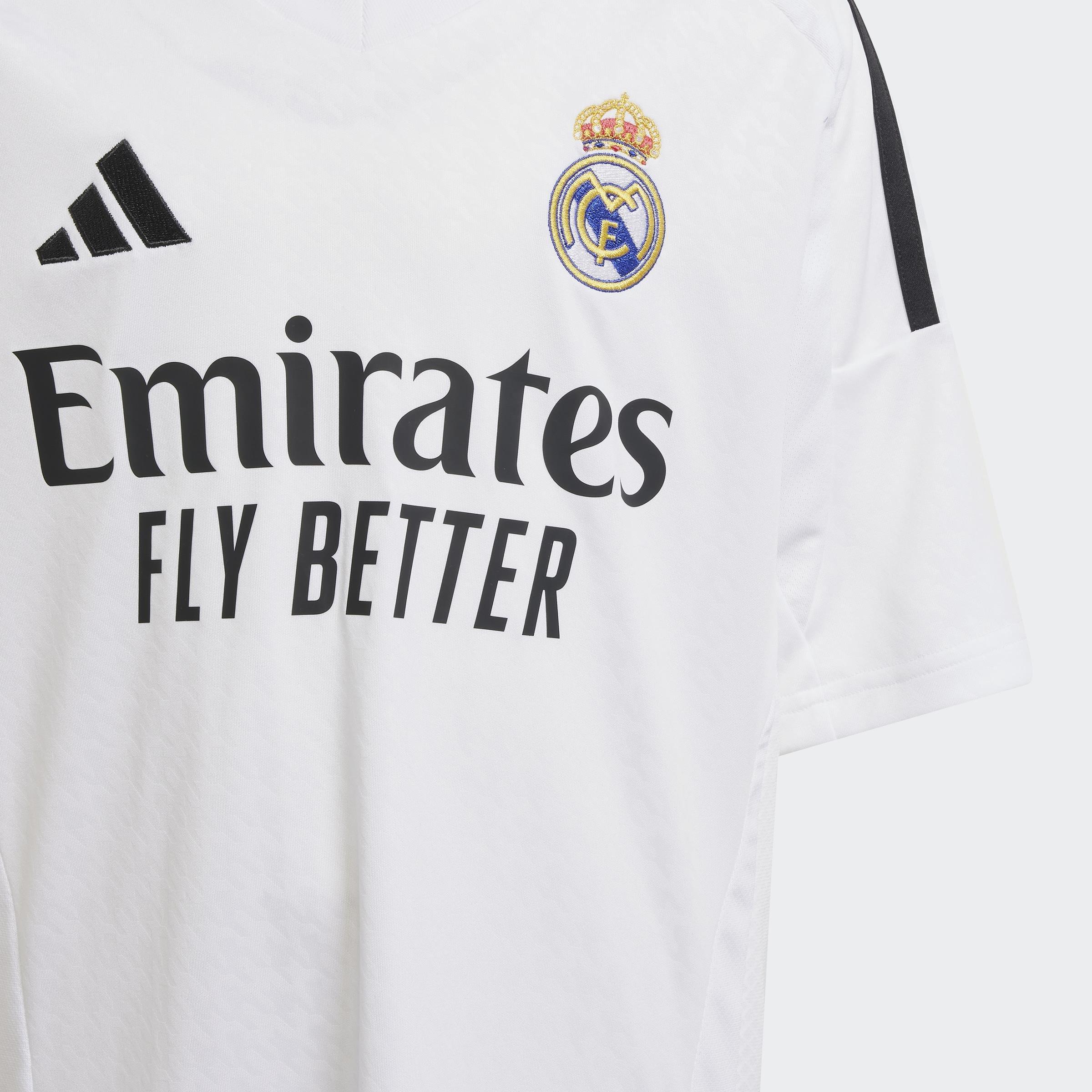 Unisex Kids Real Madrid 24/25 Home Youth Kit, White, A901_ONE, large image number 9
