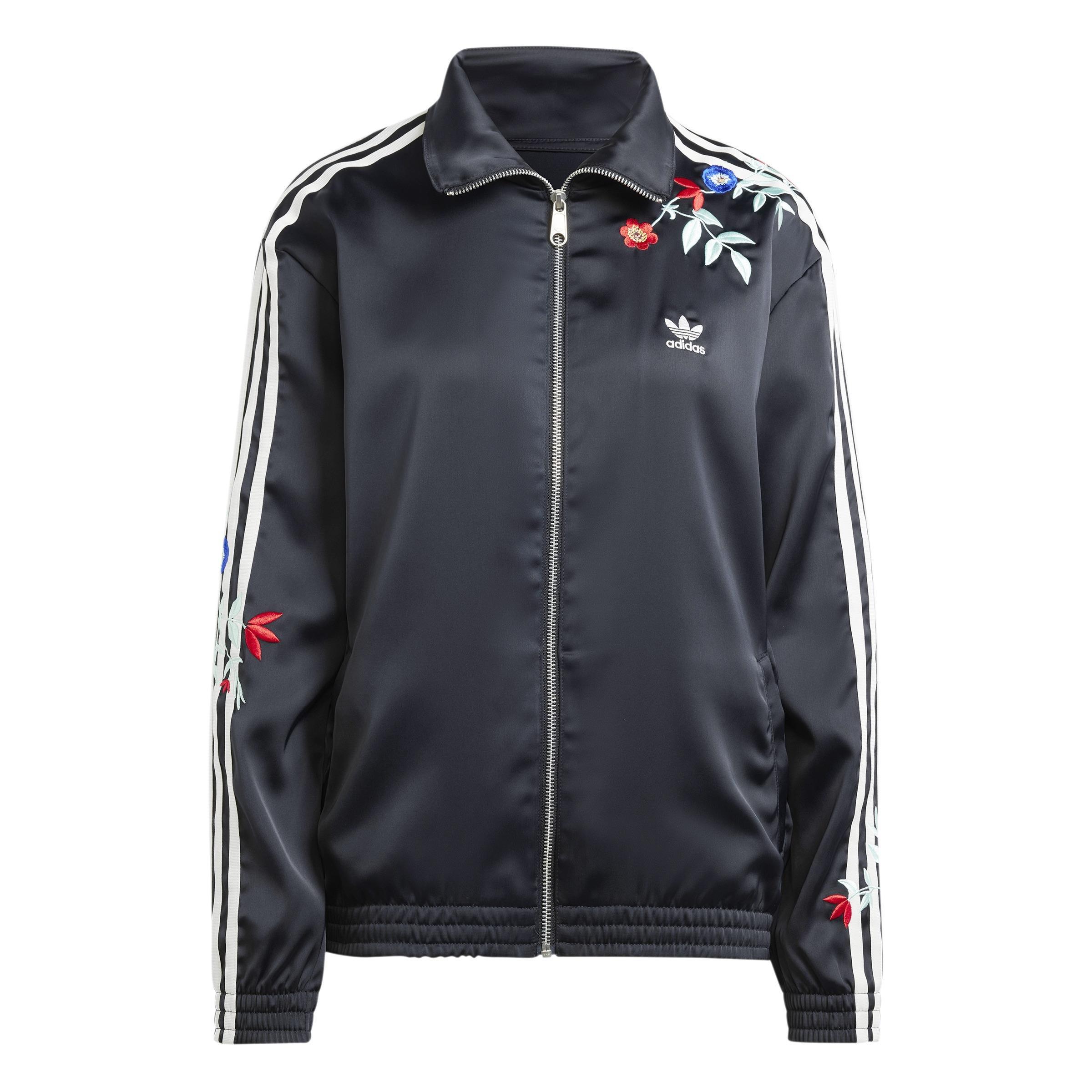 Graphics Floral Firebird Track Top, Black, A901_ONE, large image number 2