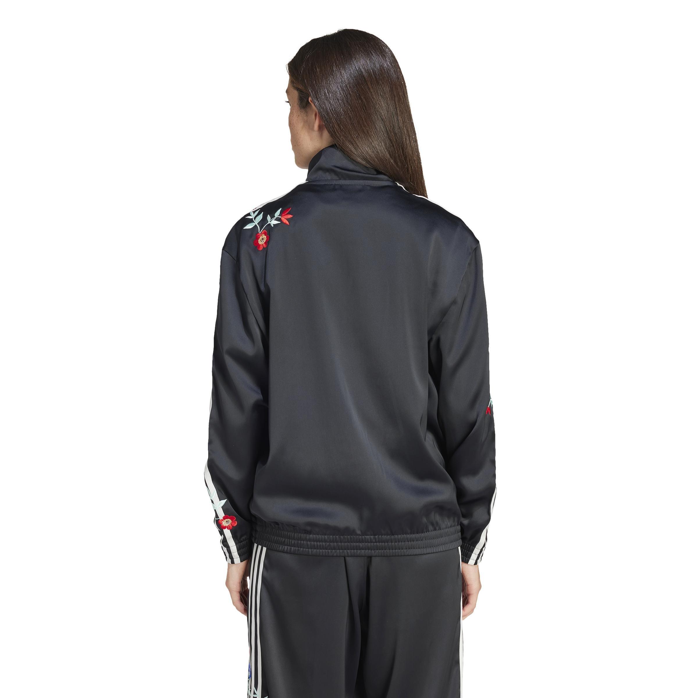 Graphics Floral Firebird Track Top, Black, , large image number 3