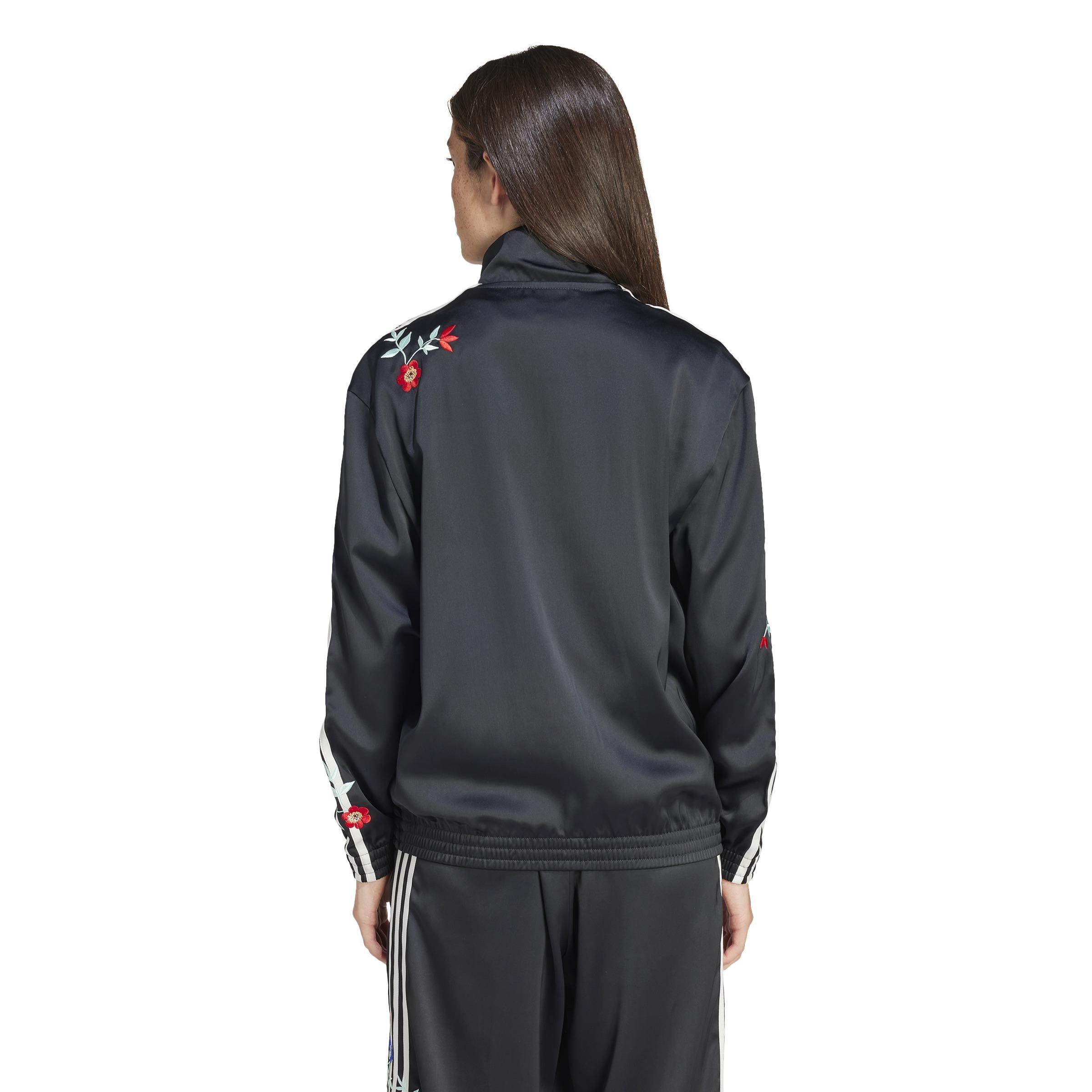 Graphics Floral Firebird Track Top, Black, A901_ONE, large image number 3