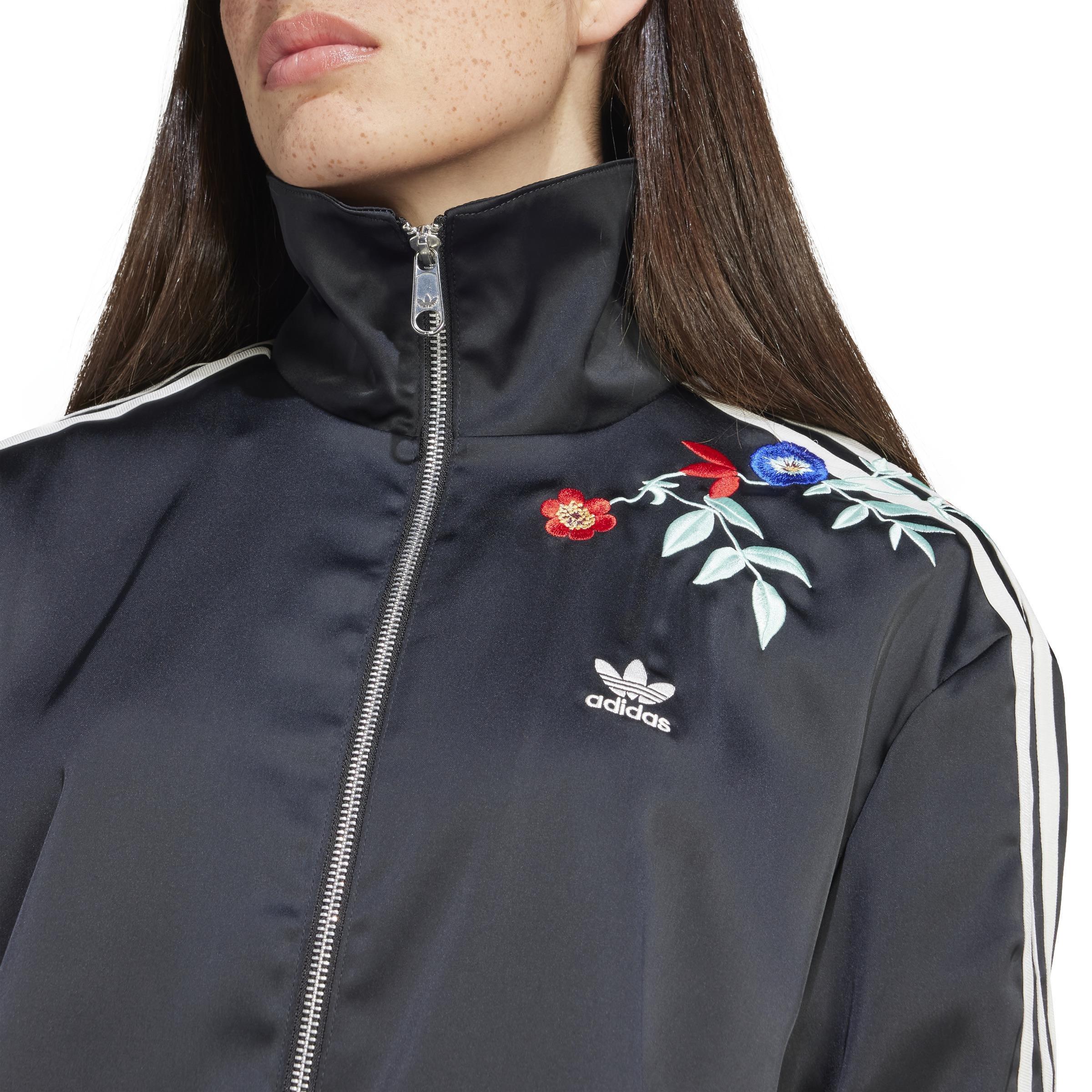 Graphics Floral Firebird Track Top, Black, A901_ONE, large image number 5