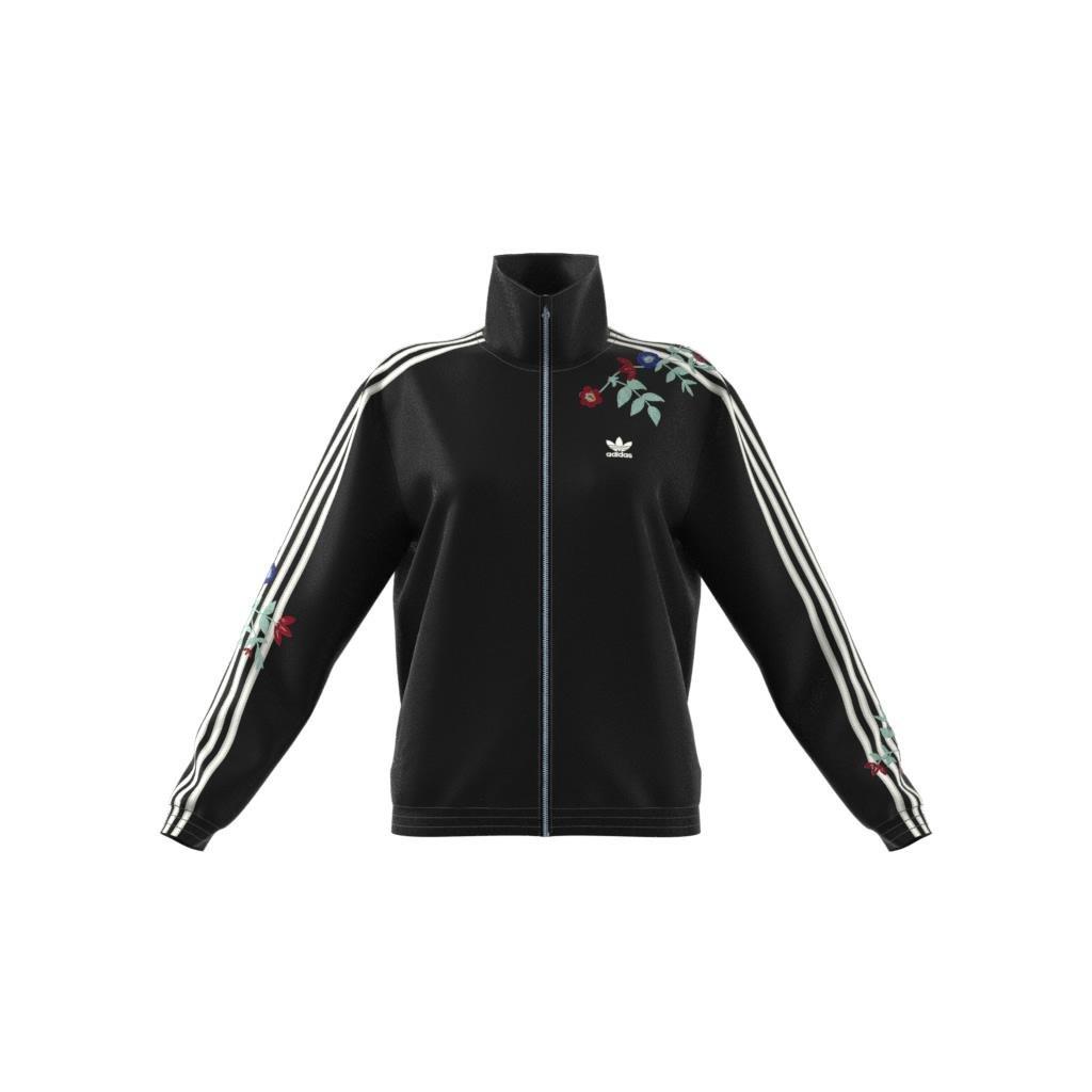Graphics Floral Firebird Track Top, Black, , large image number 6