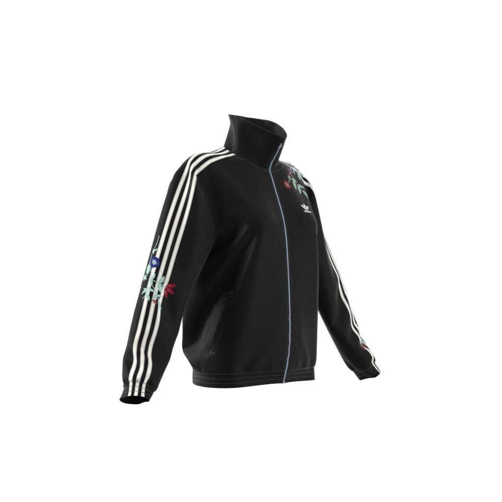 Graphics Floral Firebird Track Top, Black, , large image number 7