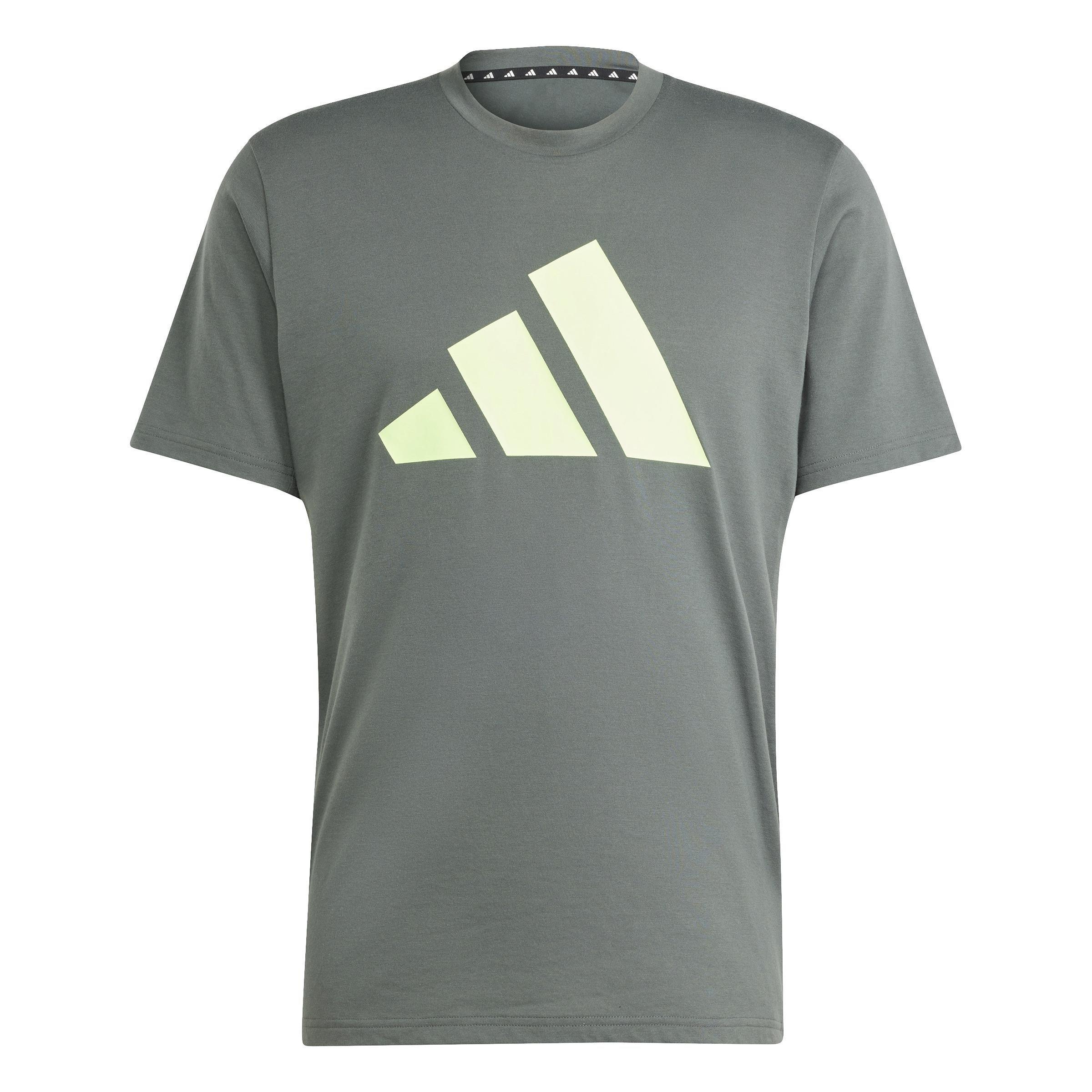 Train Essentials Feelready Logo Training T-Shirt, Green, A901_ONE, large image number 0