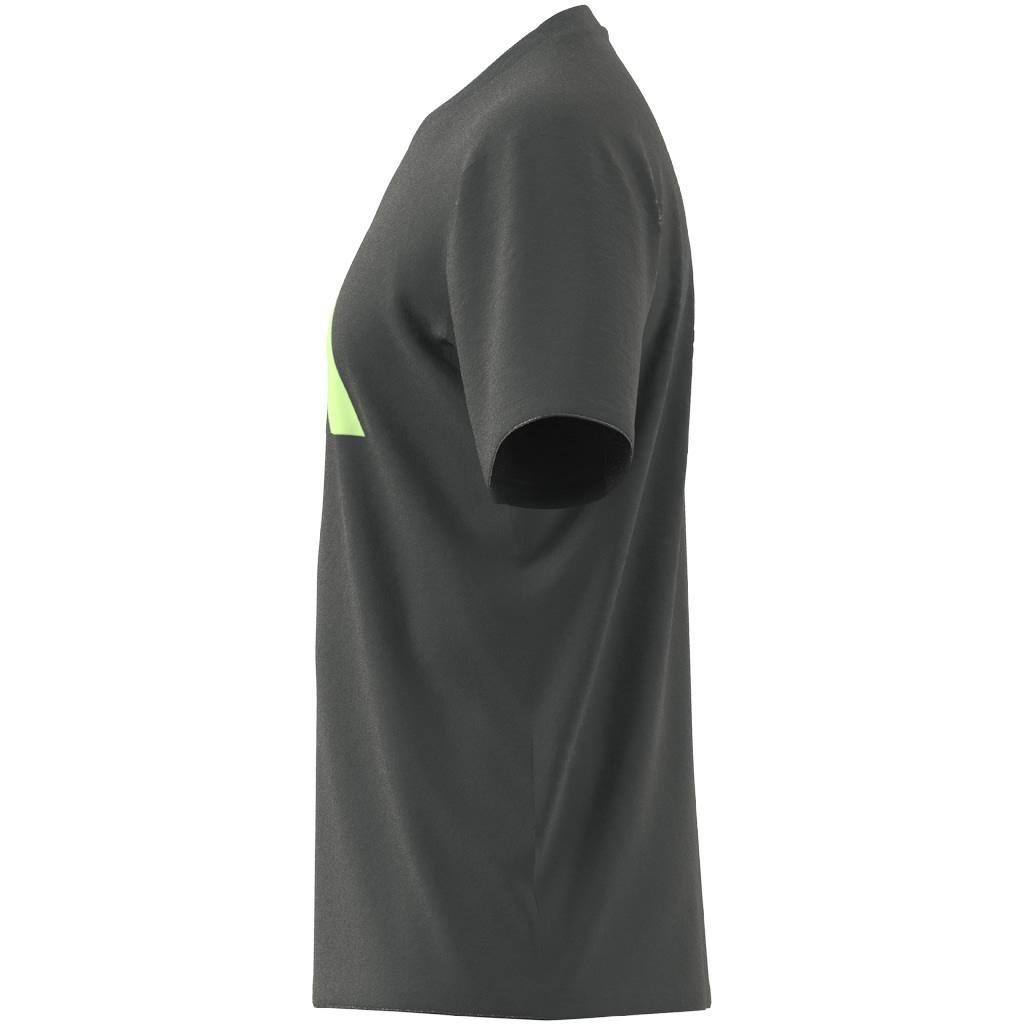 Train Essentials Feelready Logo Training T-Shirt, Green, A901_ONE, large image number 7