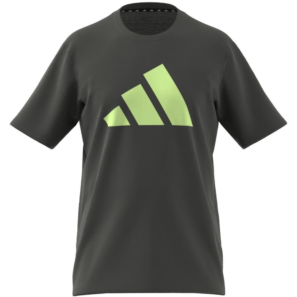 Train Essentials Feelready Logo Training T-Shirt, Green, A901_ONE, large image number 9