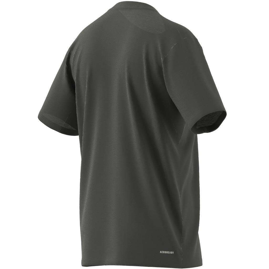 Train Essentials Feelready Logo Training T-Shirt, Green, A901_ONE, large image number 10