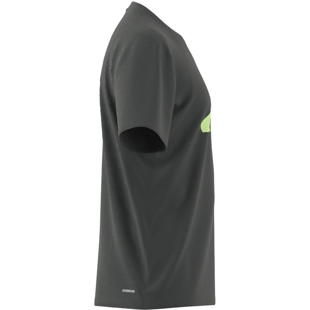 Train Essentials Feelready Logo Training T-Shirt, Green, A901_ONE, large image number 14