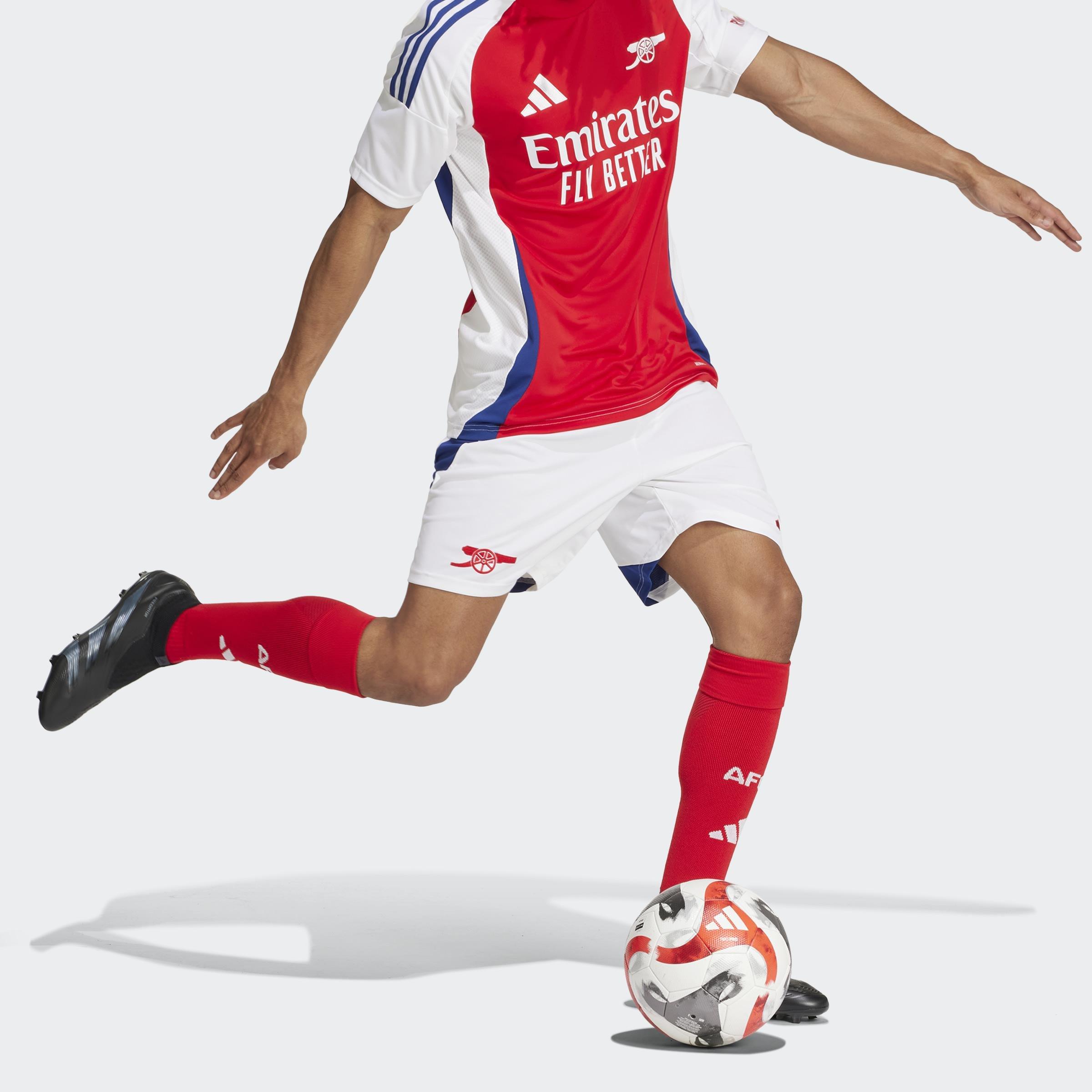 Arsenal 24/25 Home Shorts, White, A901_ONE, large image number 4