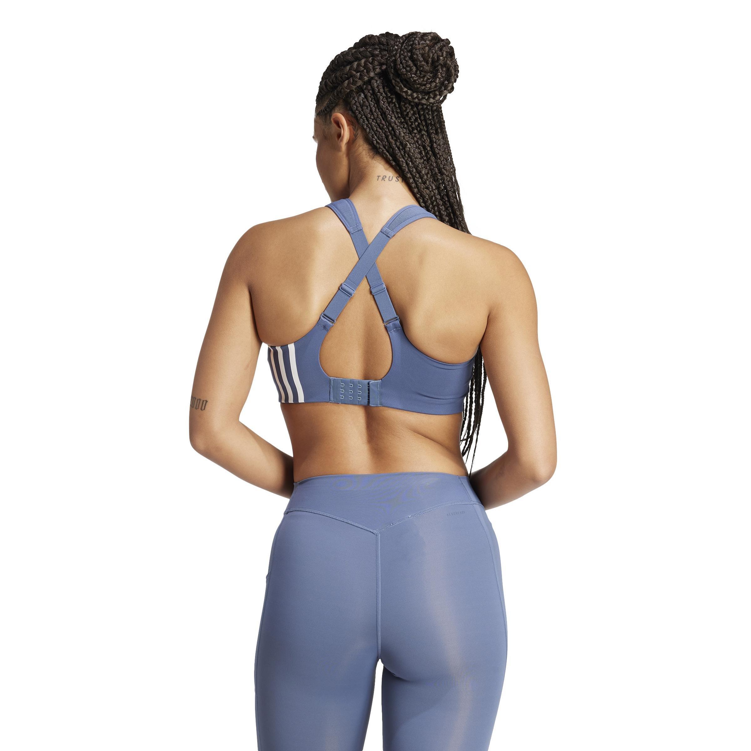 TLRD Impact Training High-Support Bra, Blue, , large image number 4