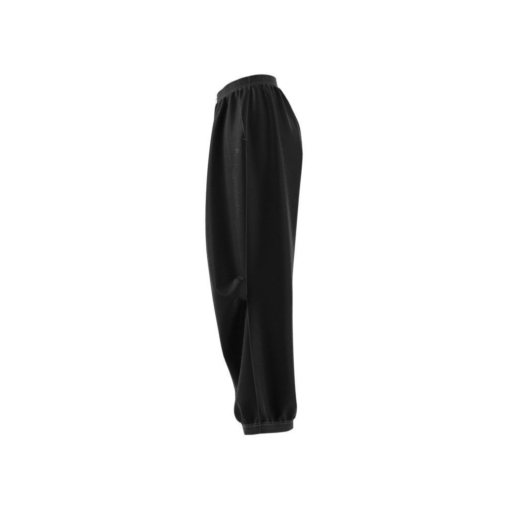 Premium Essentials Nylon Parachute Tracksuit Bottoms, Black, , large image number 5