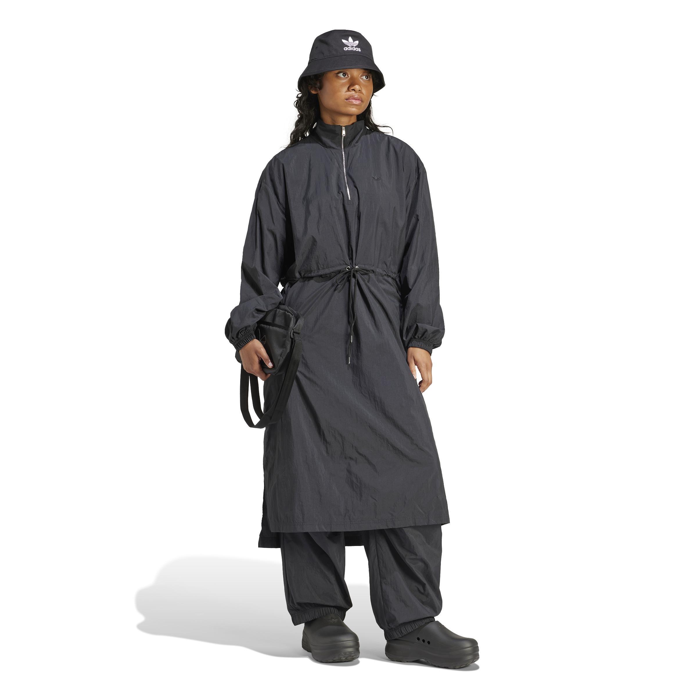 Premium Essentials Nylon Parachute Tracksuit Bottoms, Black, , large image number 9