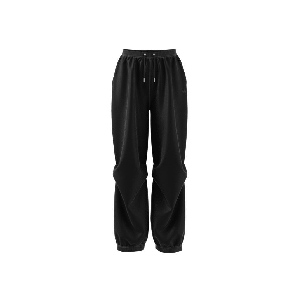 Premium Essentials Nylon Parachute Tracksuit Bottoms, Black, , large image number 10