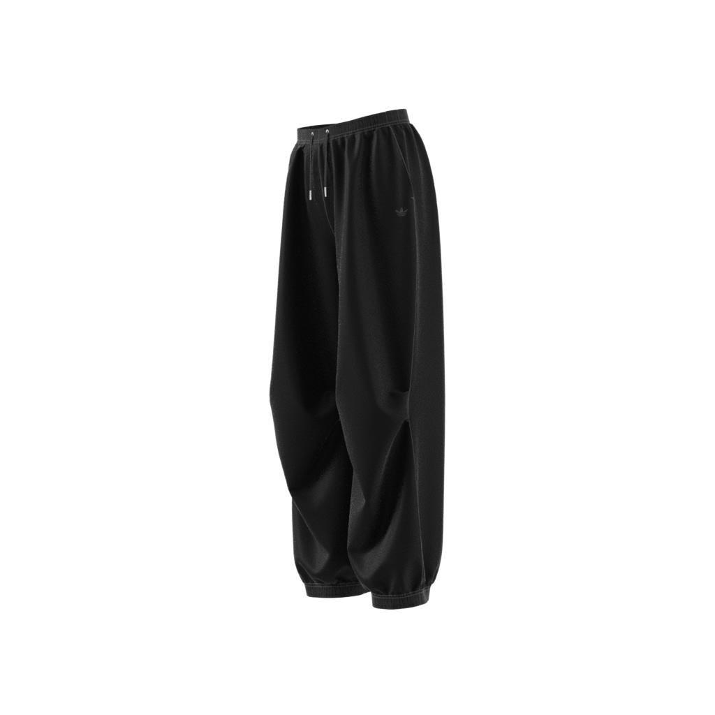 Premium Essentials Nylon Parachute Tracksuit Bottoms, Black, , large image number 12