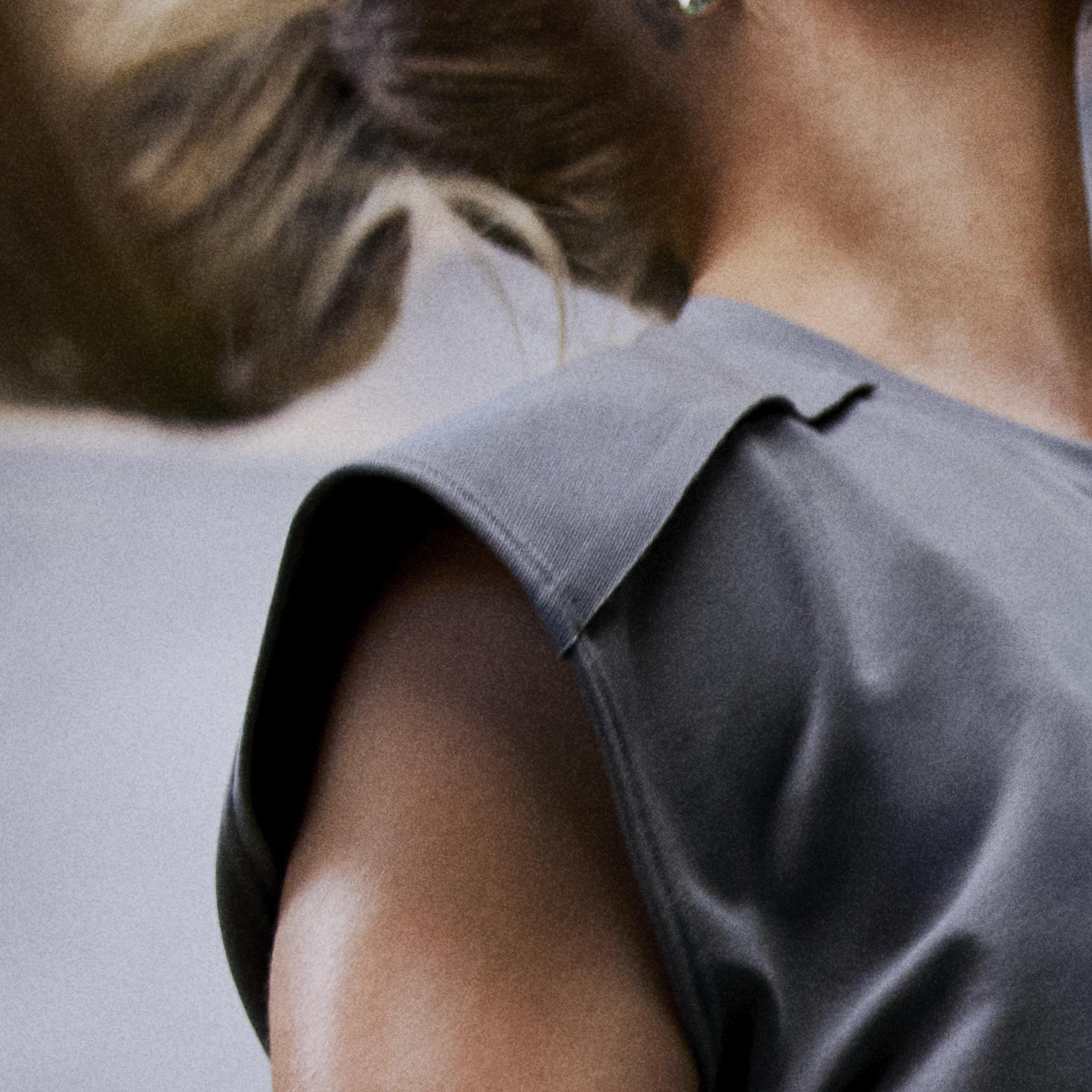 Power Aeroready Crop Sleeveless T-shirt, Grey, A901_ONE, large image number 7