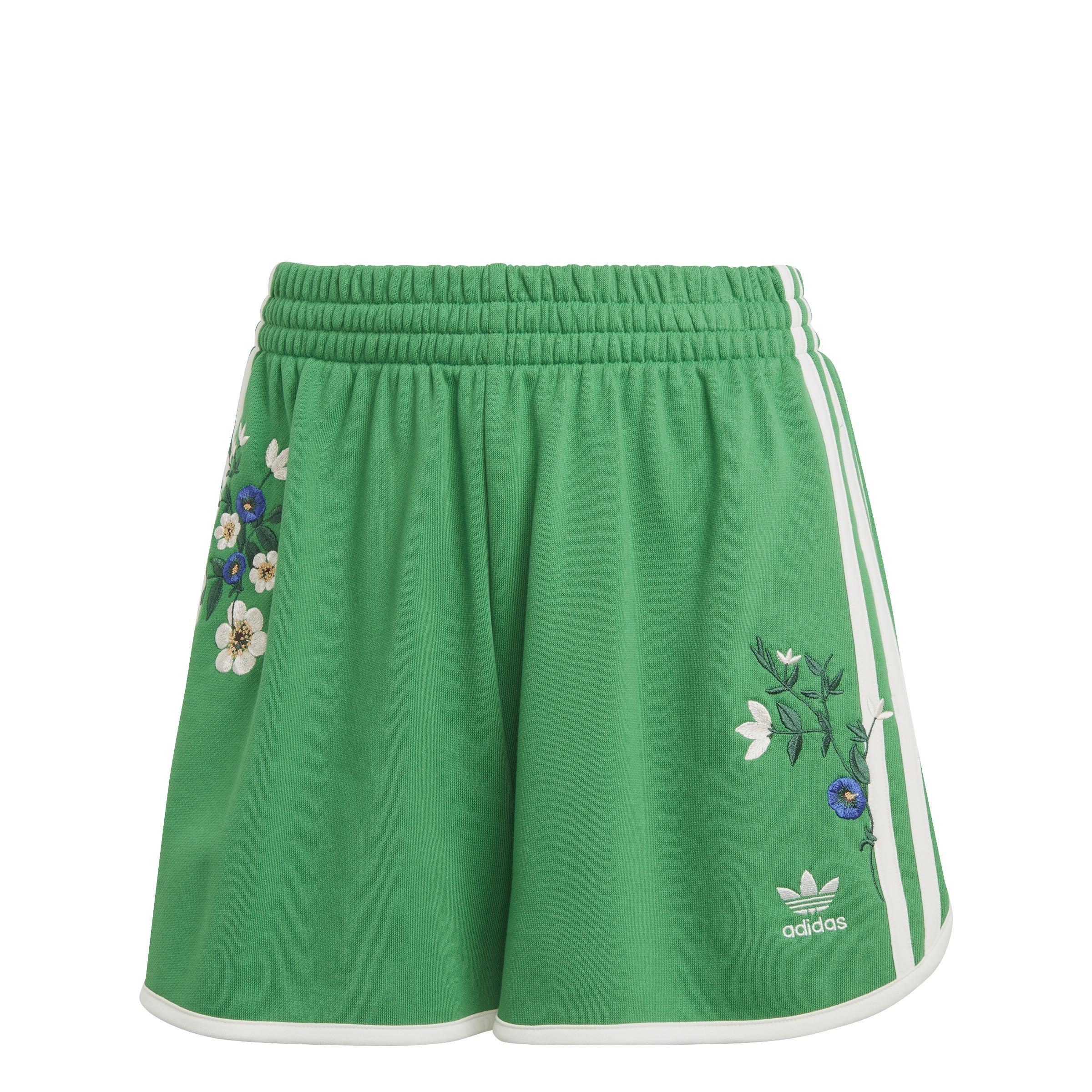 Fashion Graphics Floral Shorts, Green, A901_ONE, large image number 1