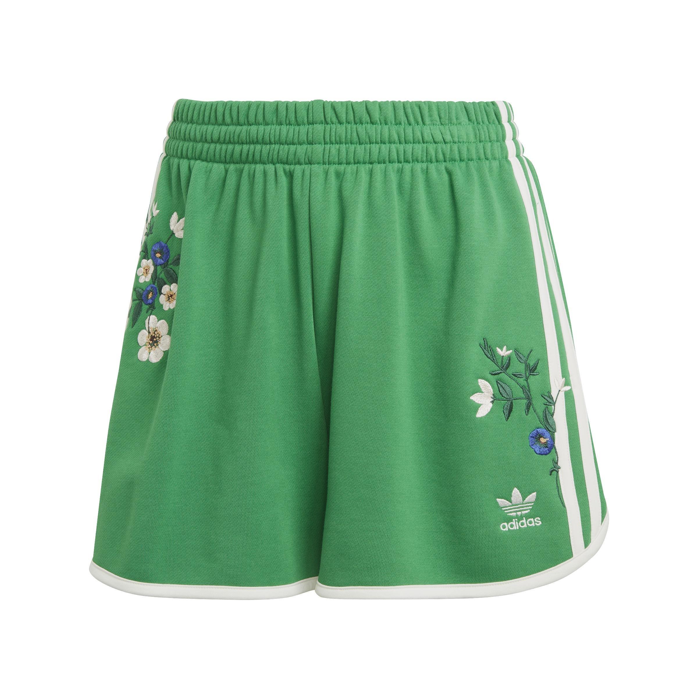 Fashion Graphics Floral Shorts, Green, A901_ONE, large image number 2