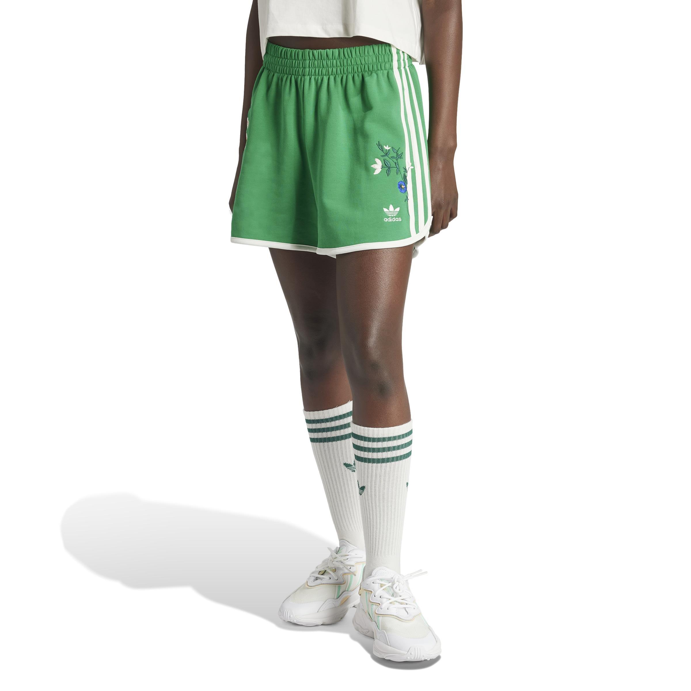 Fashion Graphics Floral Shorts, Green, A901_ONE, large image number 13