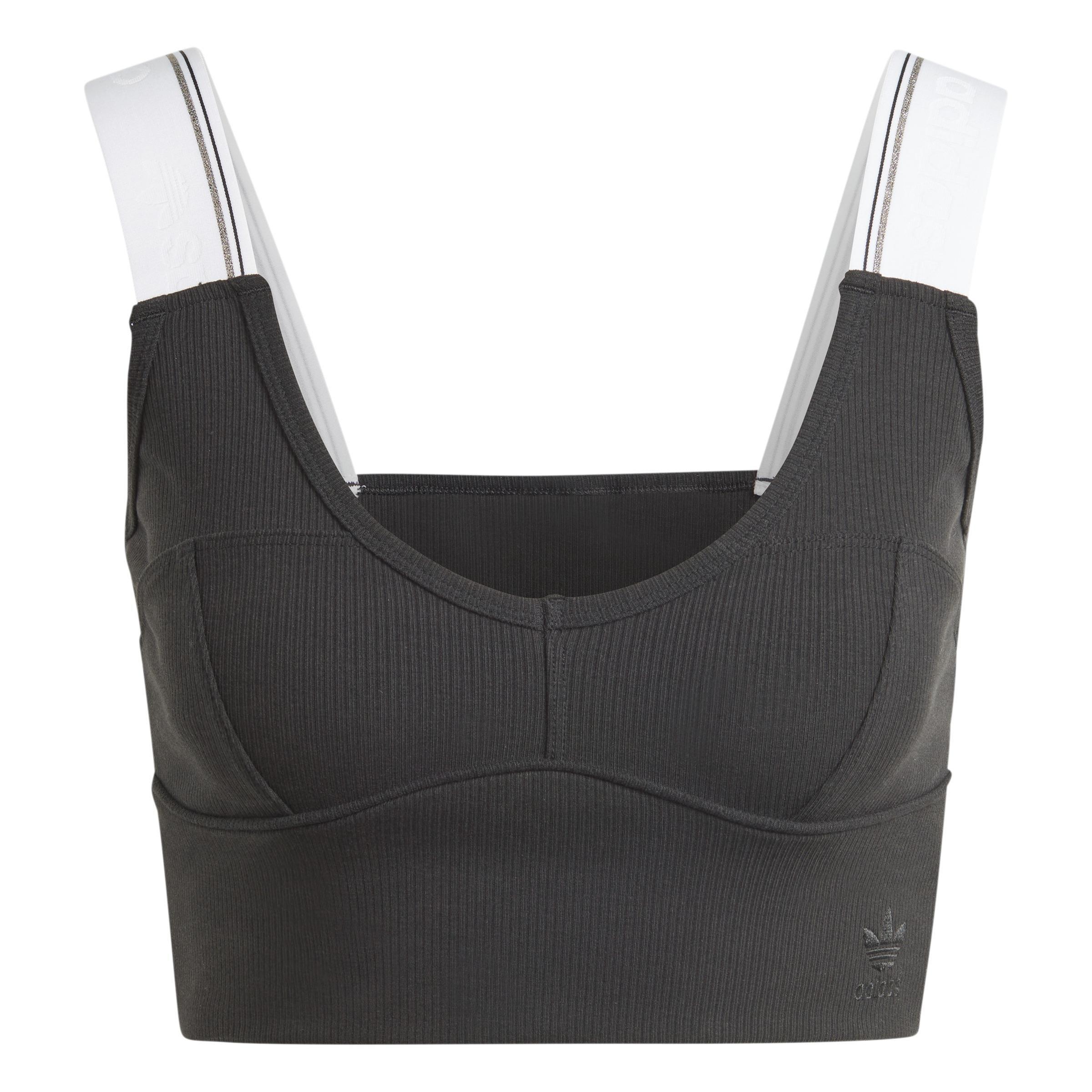 Tape Sports Bra Long-Sleeve Top, Multicolour, A901_ONE, large image number 0