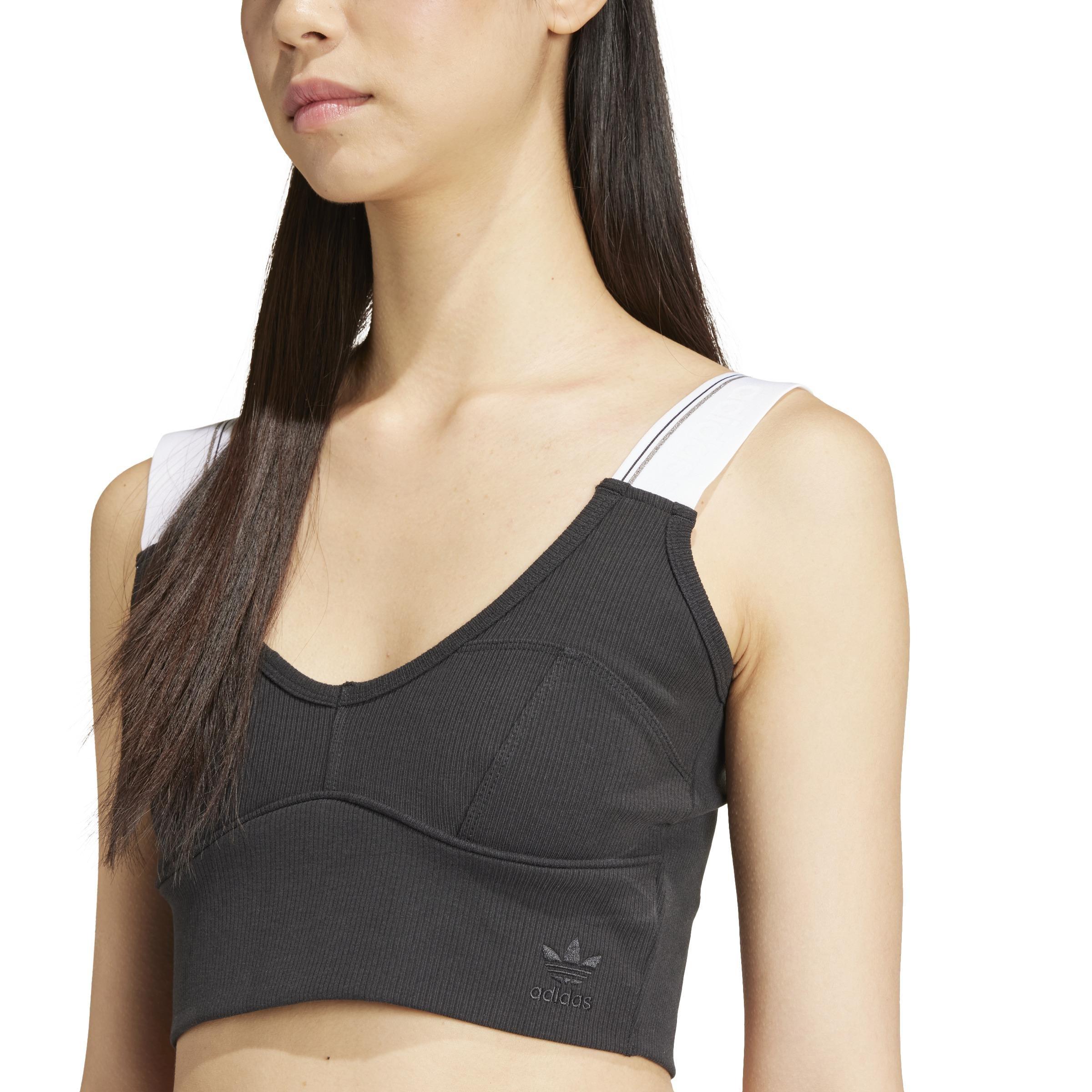 Tape Sports Bra Long-Sleeve Top, Multicolour, A901_ONE, large image number 5