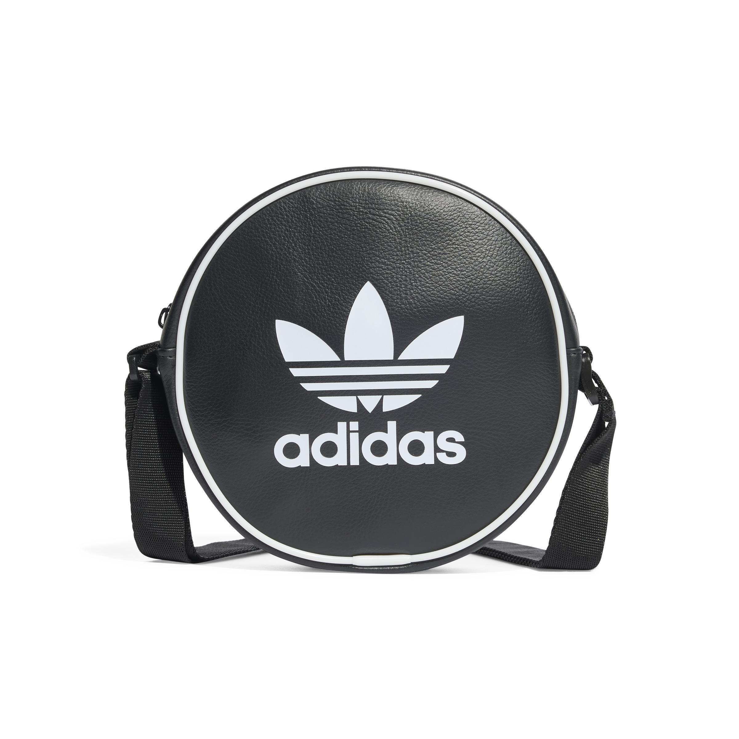 Unisex Adicolor Classic Round Bag, Black, A901_ONE, large image number 2