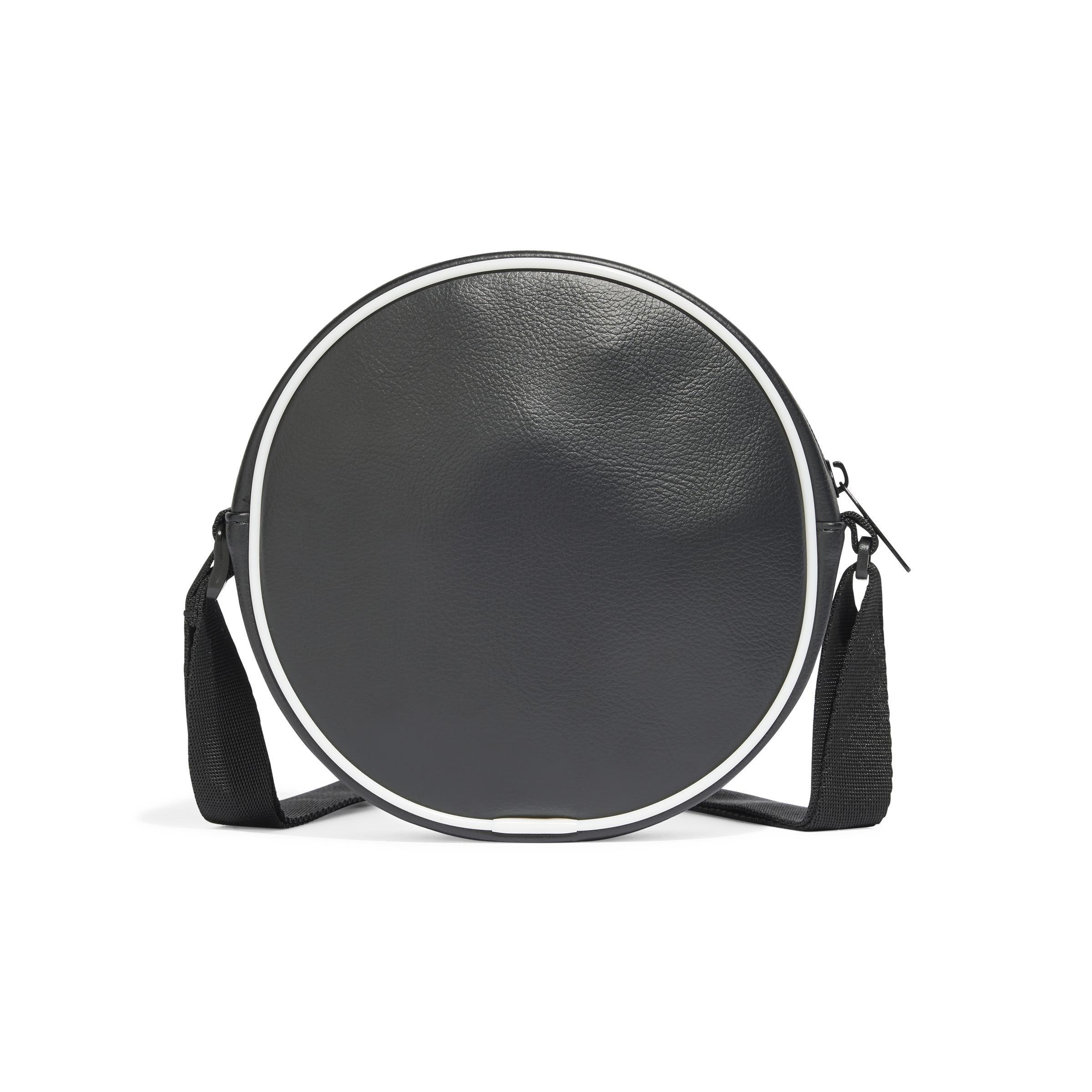 Unisex Adicolor Classic Round Bag, Black, A901_ONE, large image number 3