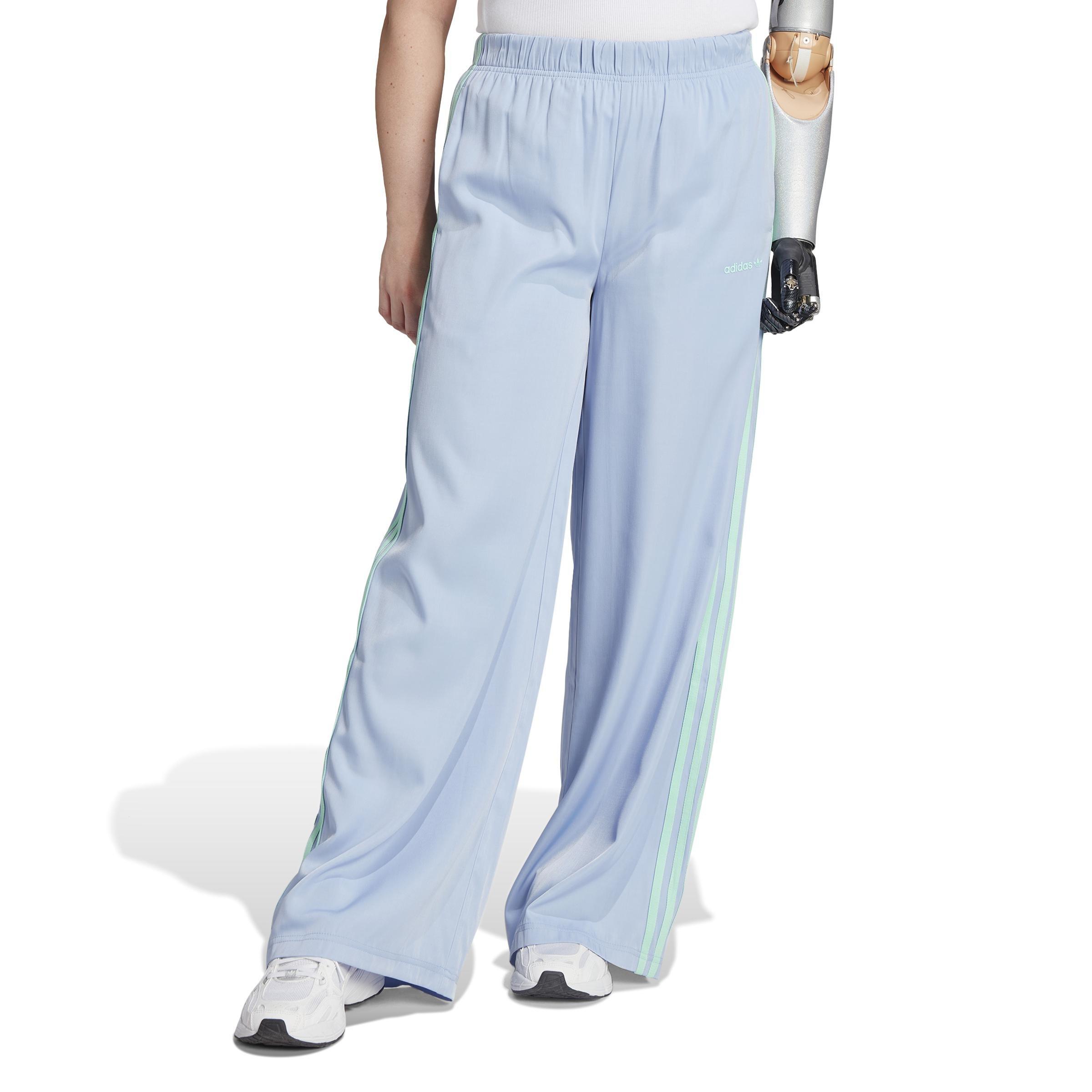Island Club Wide Leg Tracksuit Bottoms, Blue, , large image number 0