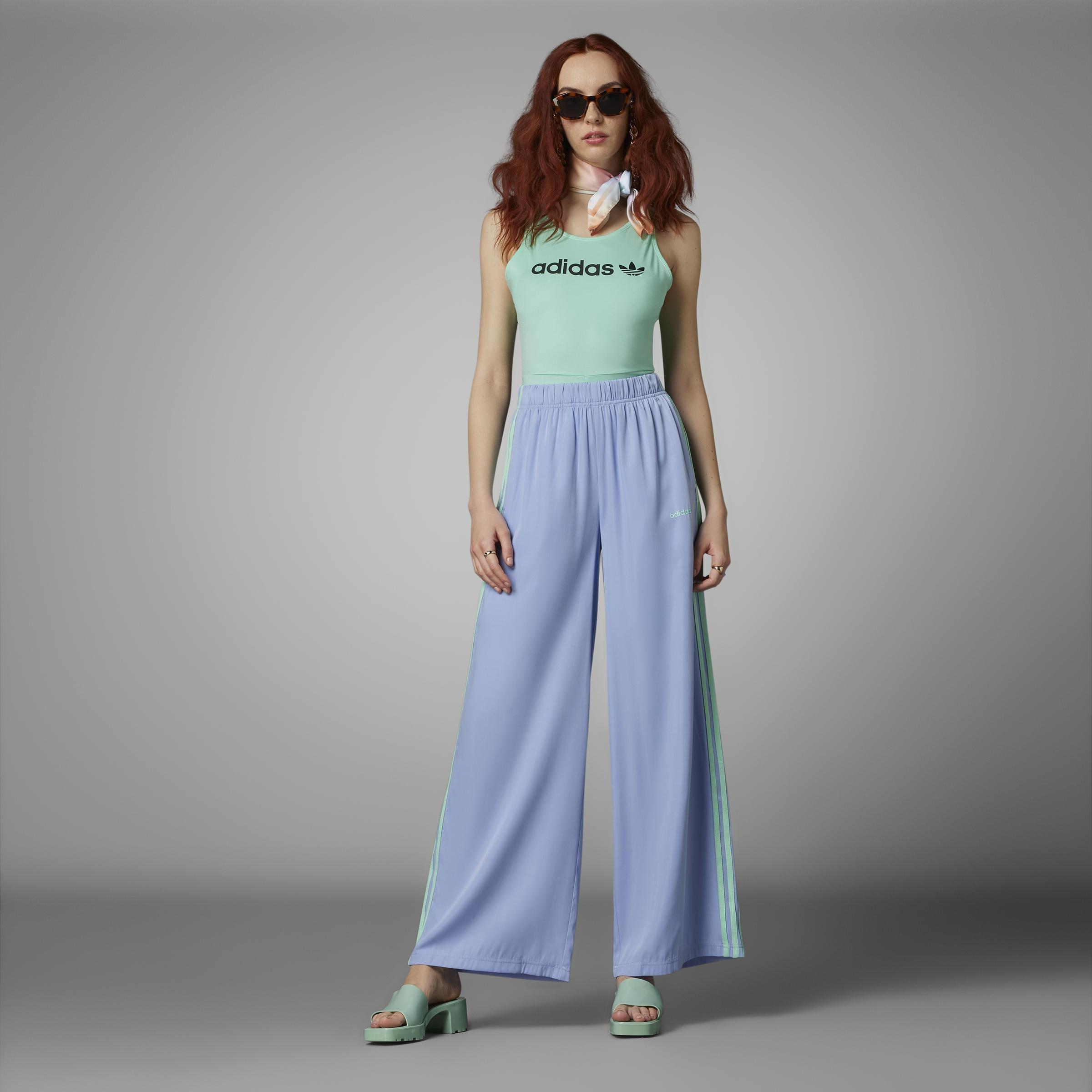 Island Club Wide Leg Tracksuit Bottoms, Blue, , large image number 1