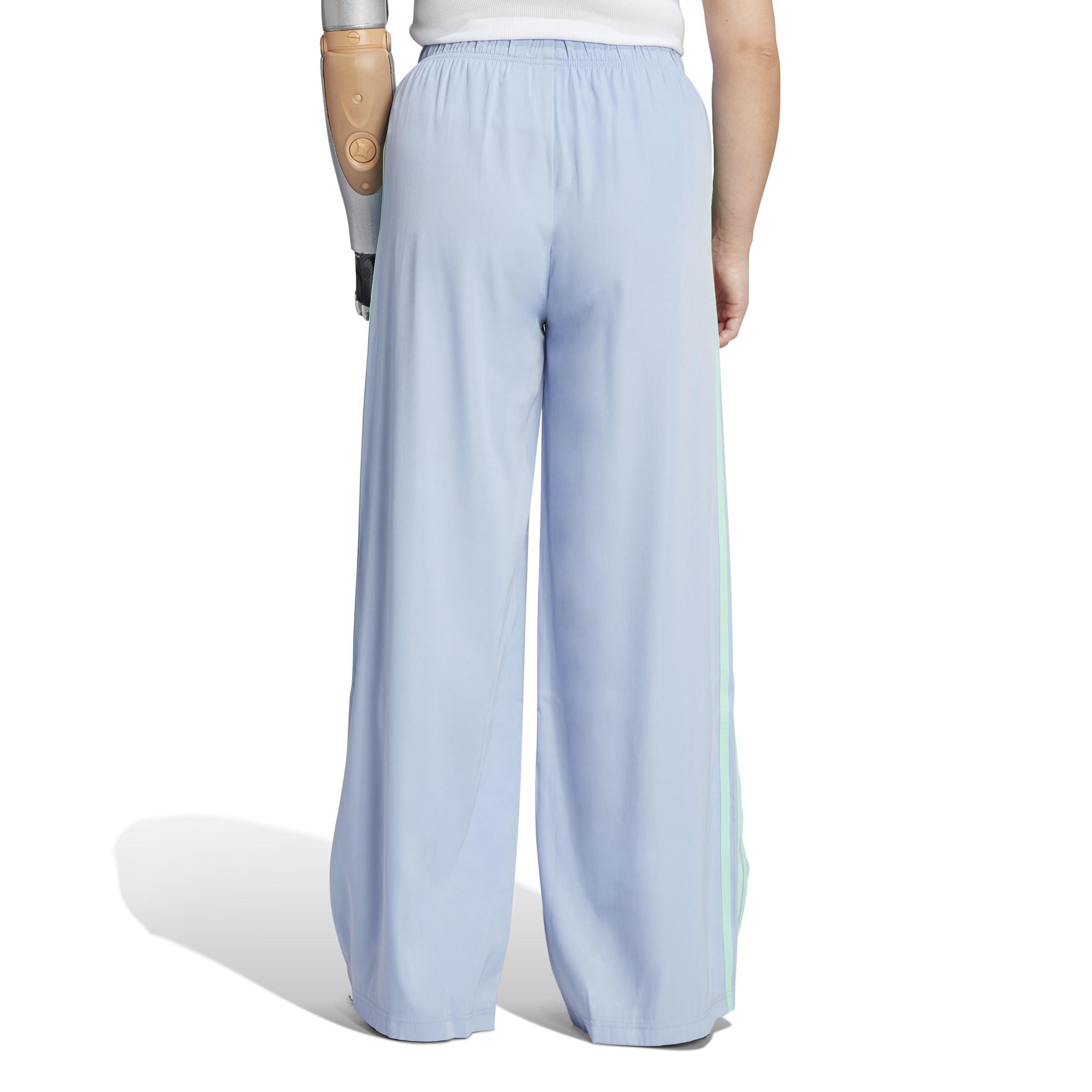 Island Club Wide Leg Tracksuit Bottoms, Blue, , large image number 4