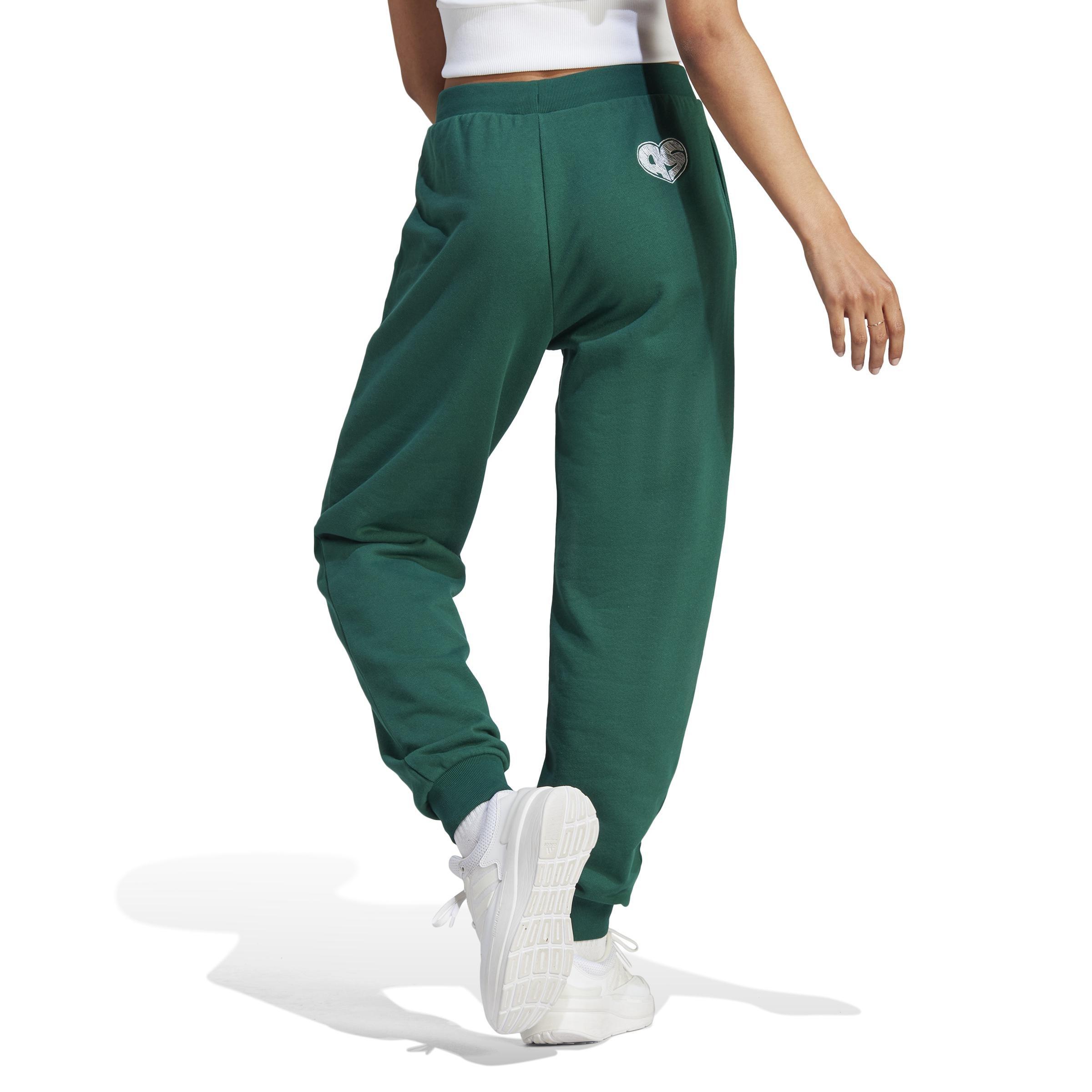 Scribble Embroidery French Terry Joggers, Green, A901_ONE, large image number 4