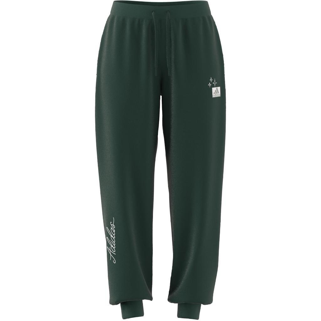 Scribble Embroidery French Terry Joggers, Green, A901_ONE, large image number 9