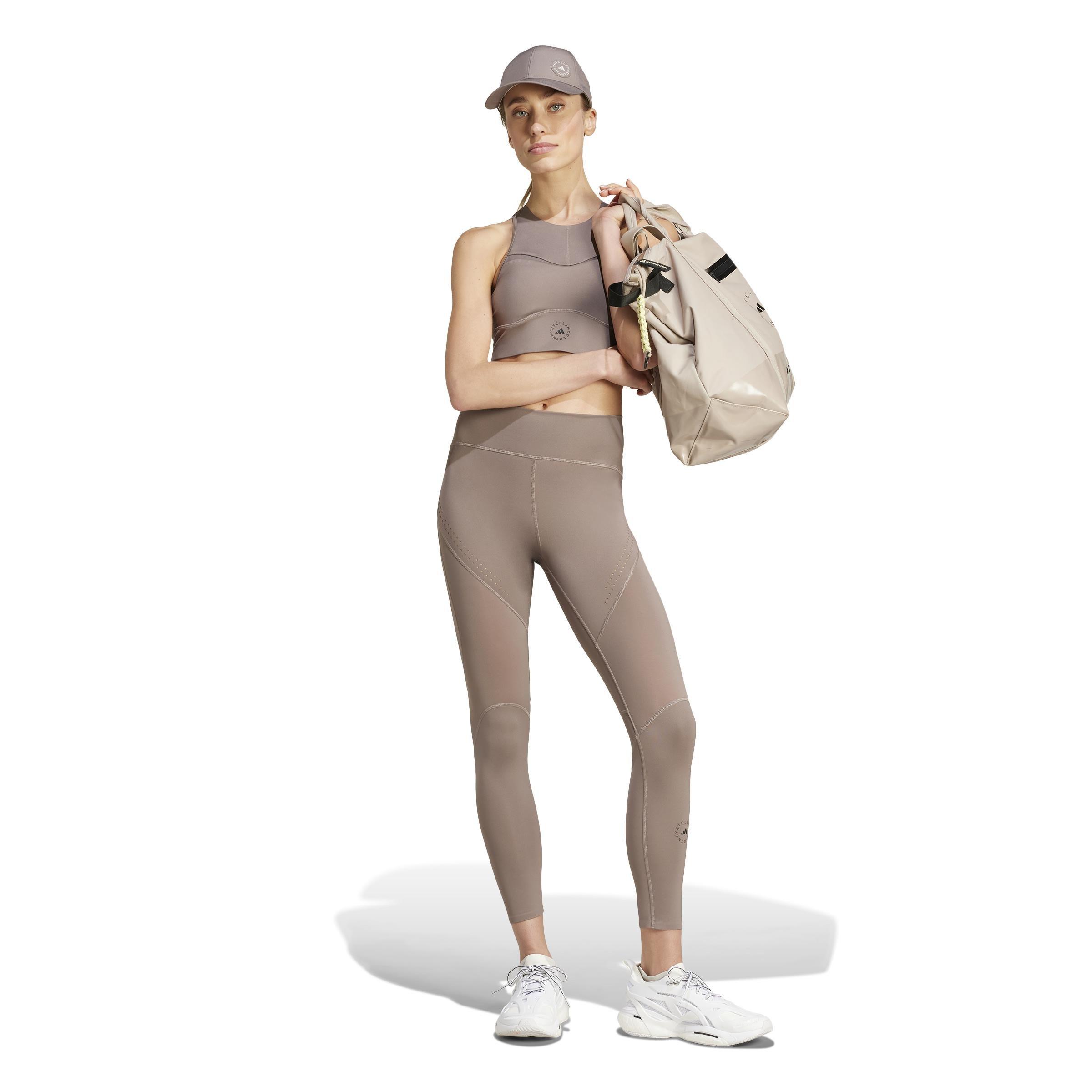 By Stella Mccartney Truepurpose Optime Training 7/8 Leggings, Brown, , large image number 7
