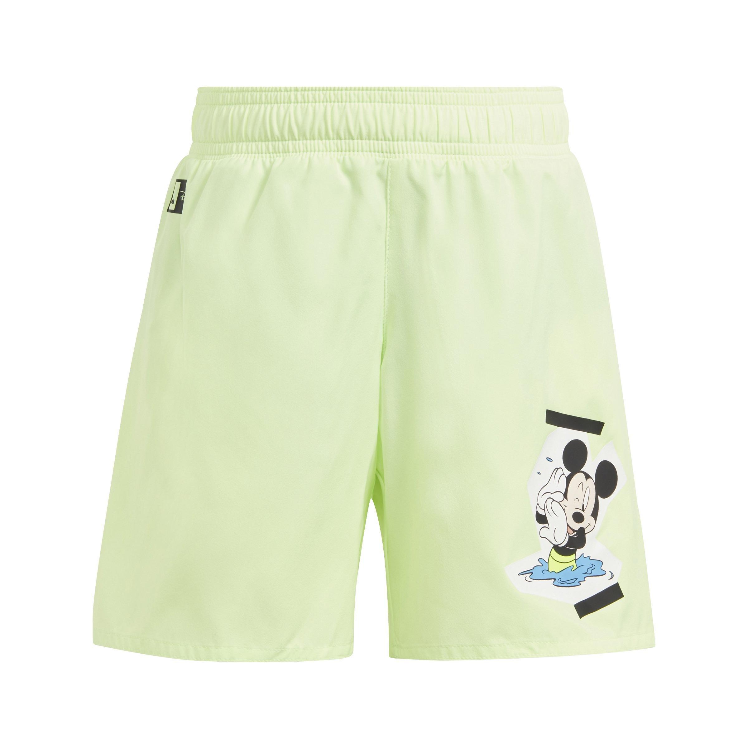Kids Disney Mickey Mouse Swim Shorts, Green, , large image number 0