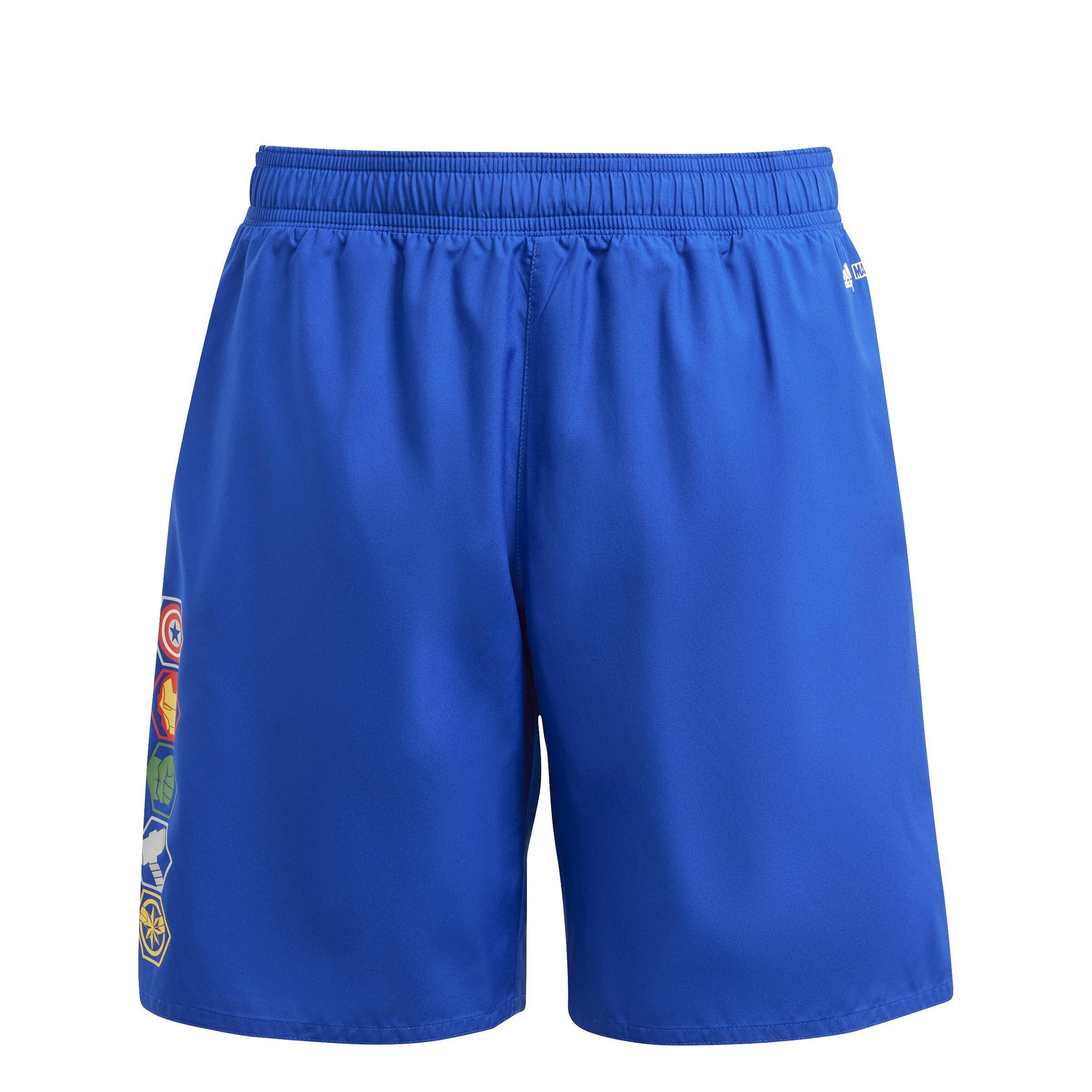 Kids Marvel Avengers Swim Shorts, Blue, A901_ONE, medium