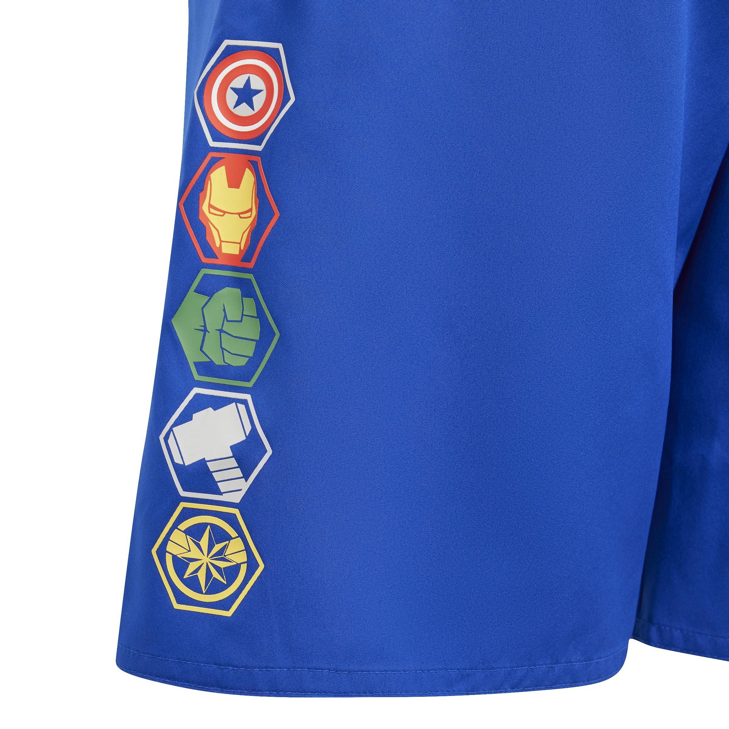 Kids Marvel Avengers Swim Shorts, Blue, , large image number 4