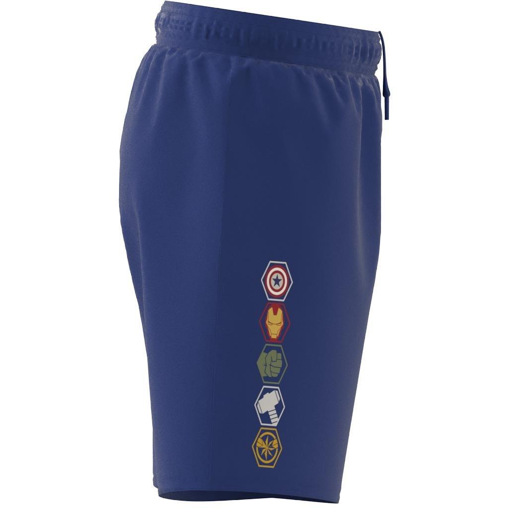 Kids Marvel Avengers Swim Shorts, Blue, , large image number 7