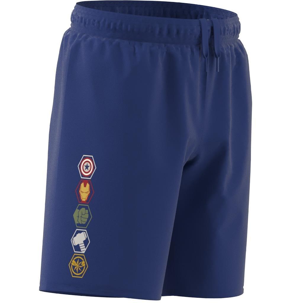 Kids Marvel Avengers Swim Shorts, Blue, , large image number 11