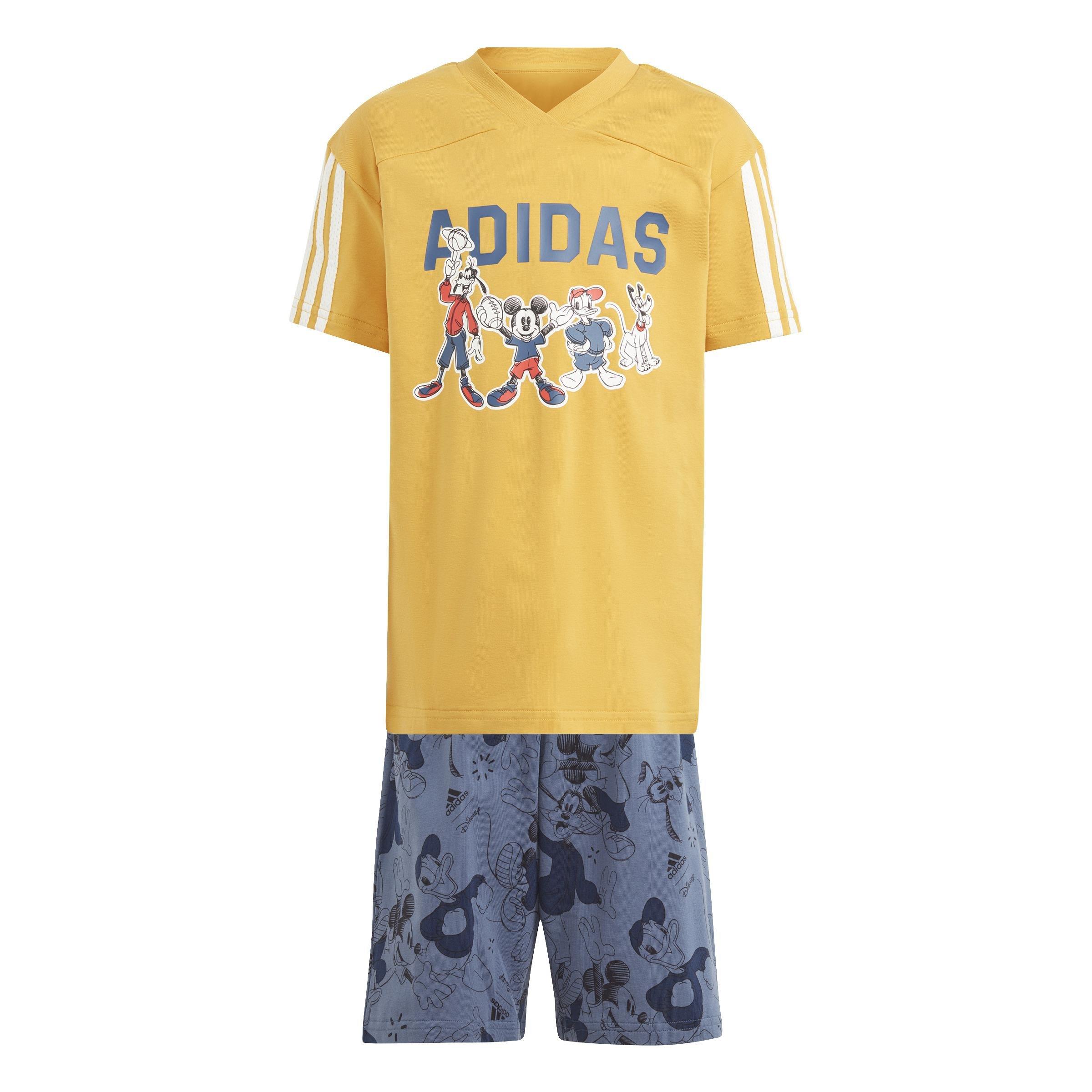 Unisex Kids Disney Tee Set, Yellow, , large image number 0