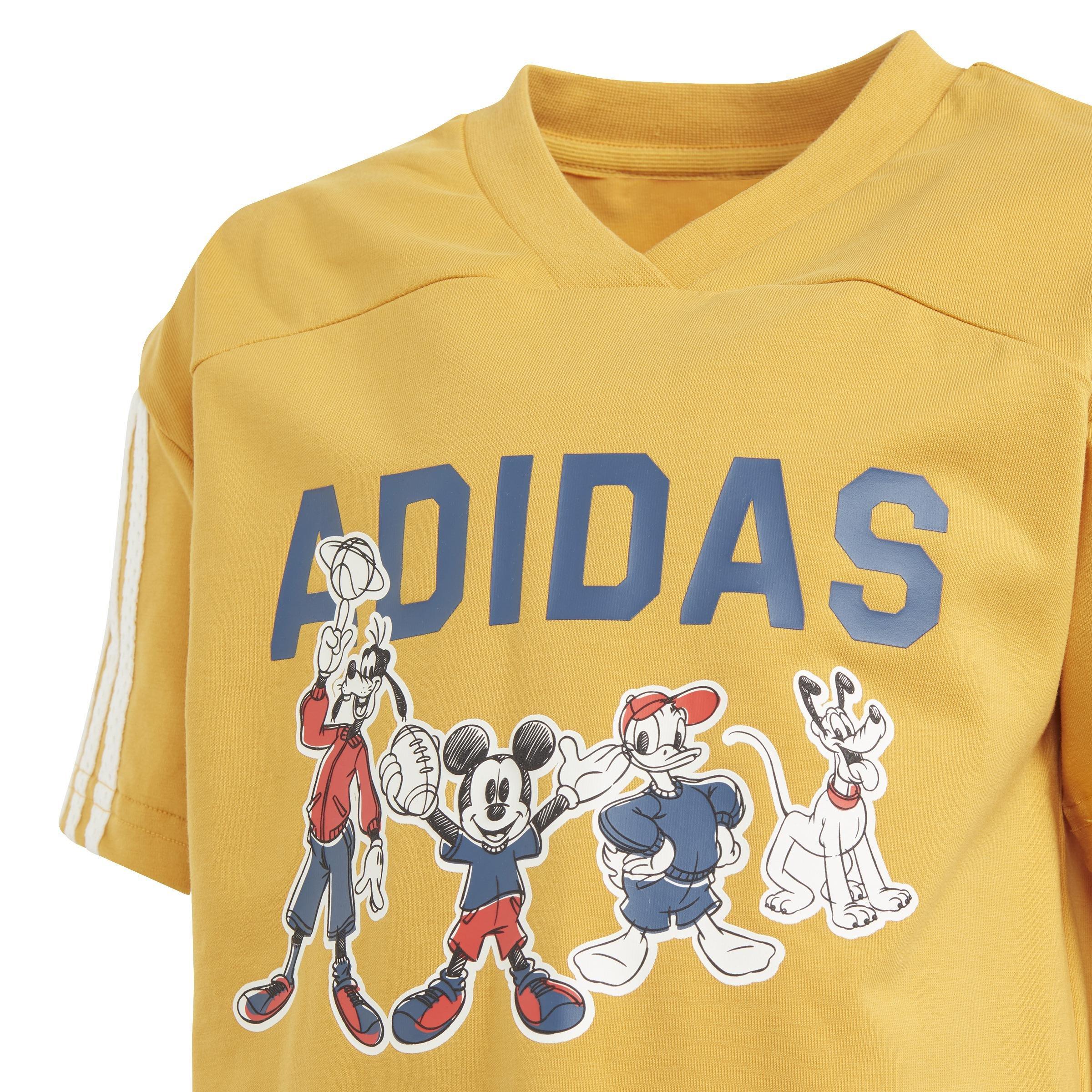 Unisex Kids Disney Tee Set, Yellow, A901_ONE, large image number 4