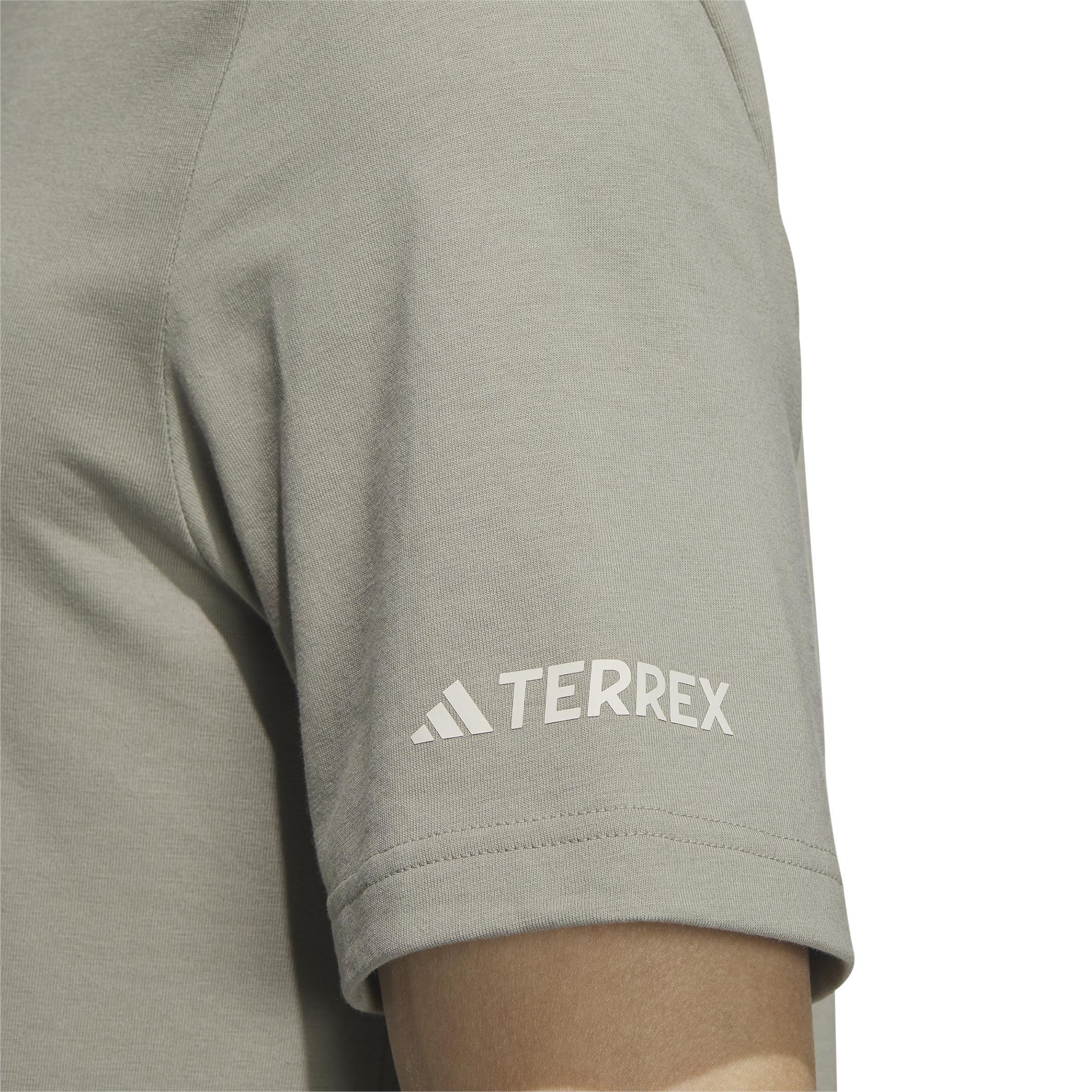 Short Sleeve Mountain Graphic T-Shirt, Green, A901_ONE, large image number 4