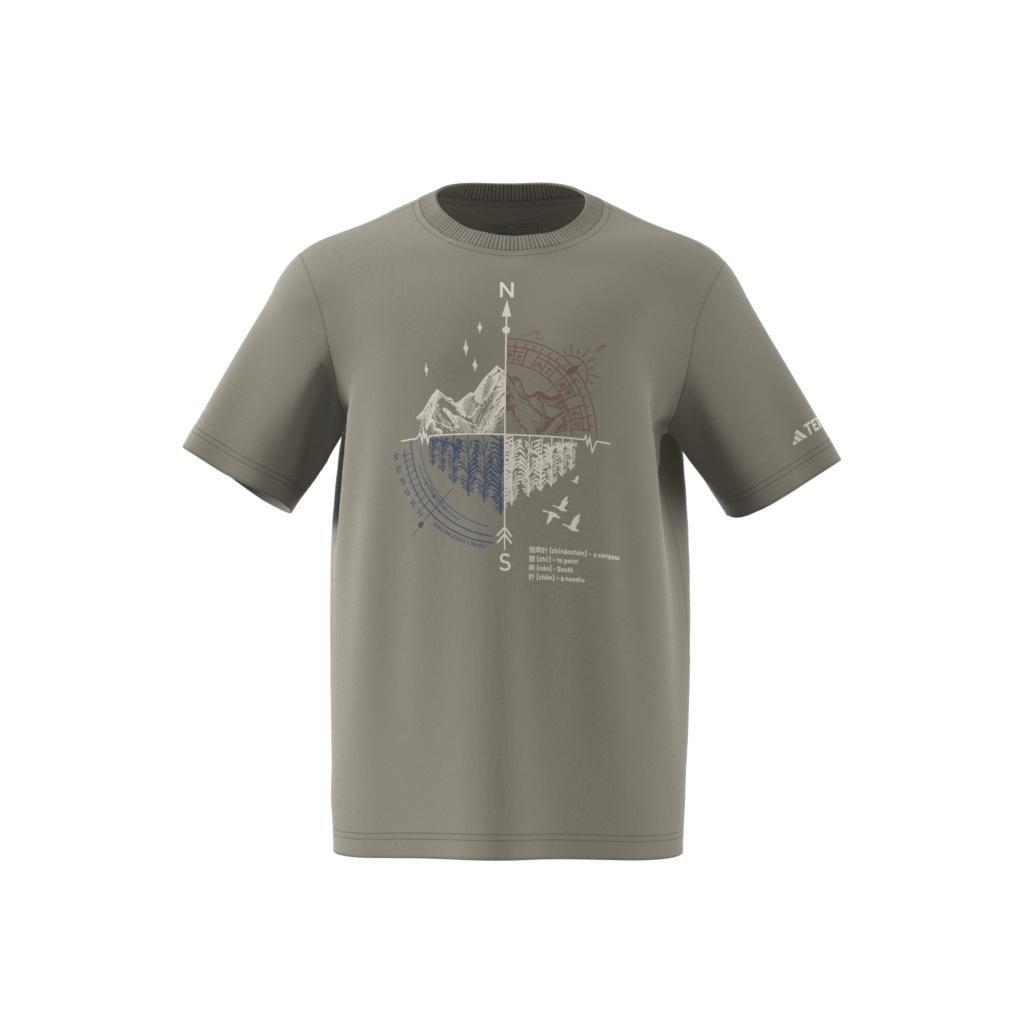 Short Sleeve Mountain Graphic T-Shirt, Green, A901_ONE, large image number 8