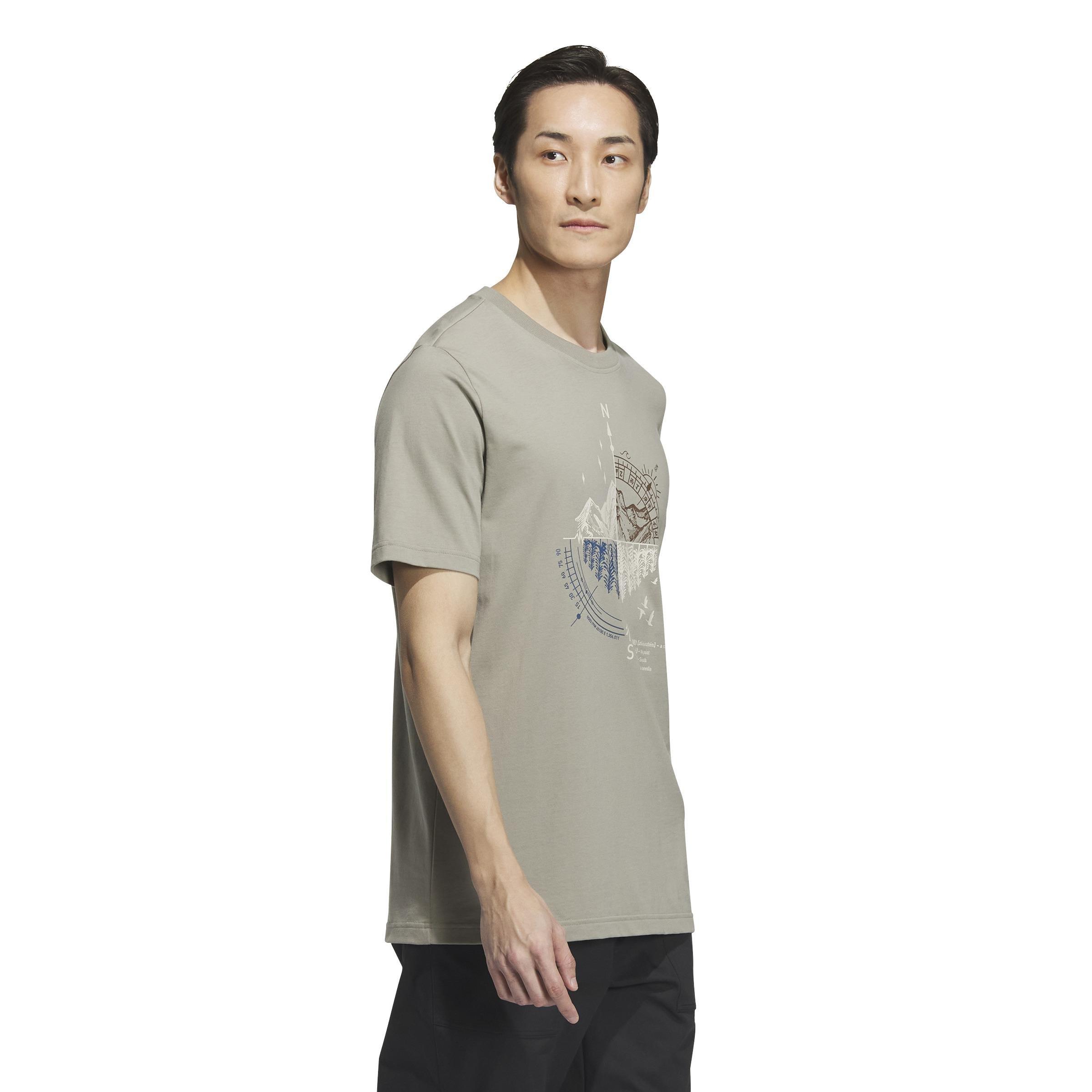 Short Sleeve Mountain Graphic T-Shirt, Green, A901_ONE, large image number 11