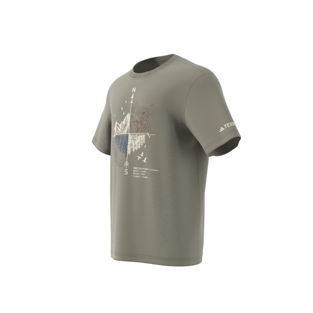 Short Sleeve Mountain Graphic T-Shirt, Green, A901_ONE, large image number 13