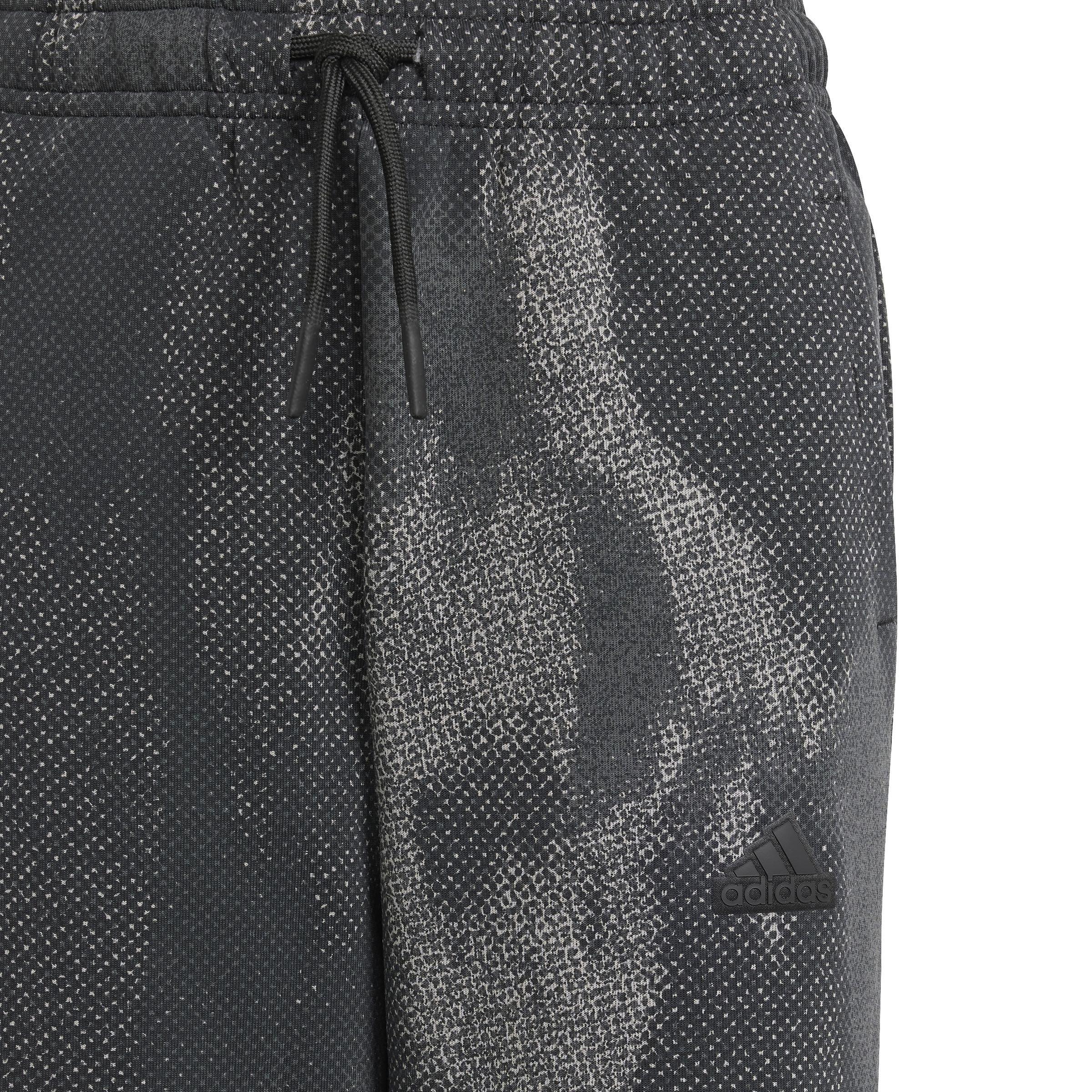 Unisex Kids Future Icons Allover Print Ankle Length Joggers, Black, A901_ONE, large image number 5