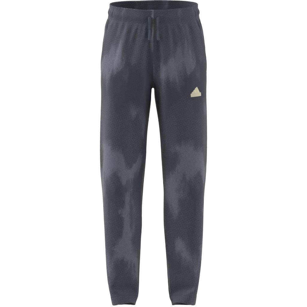 Unisex Kids Future Icons Allover Print Ankle Length Joggers, Blue, A901_ONE, large image number 7