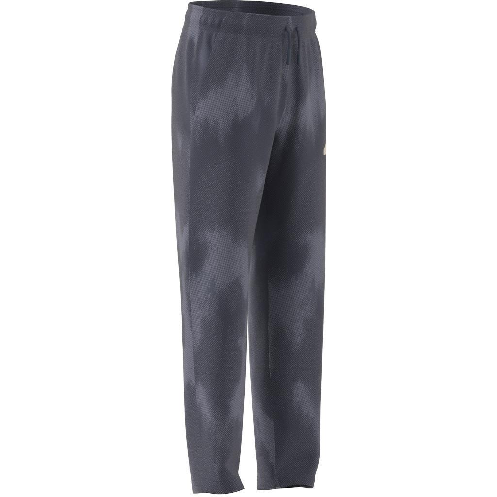 Unisex Kids Future Icons Allover Print Ankle Length Joggers, Blue, A901_ONE, large image number 13