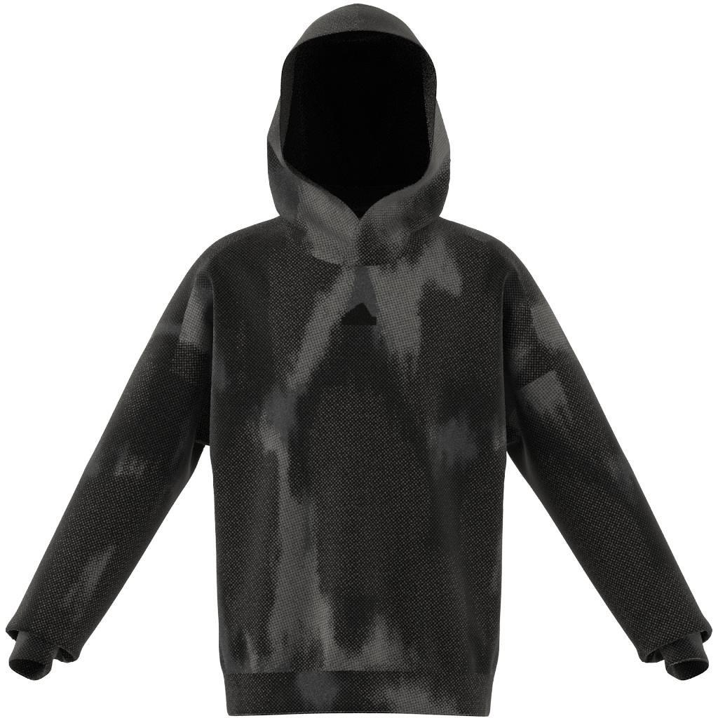 Unisex Future Icons Allover Print Hoodie, Black, A901_ONE, large image number 11