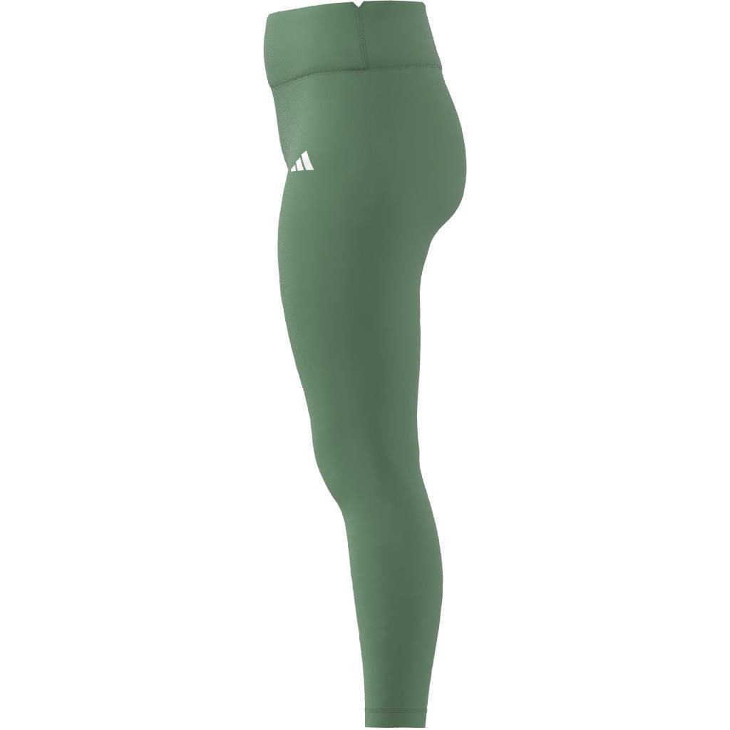 Training Essentials High-Waisted 7/8 Leggings, Green, , large image number 6