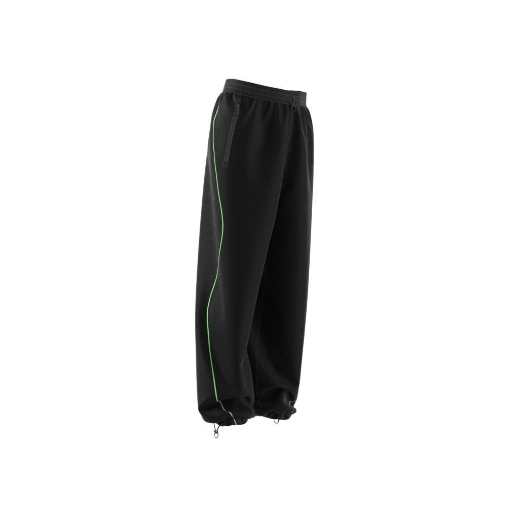 Loose Parachute Trousers, Black, A901_ONE, large image number 5